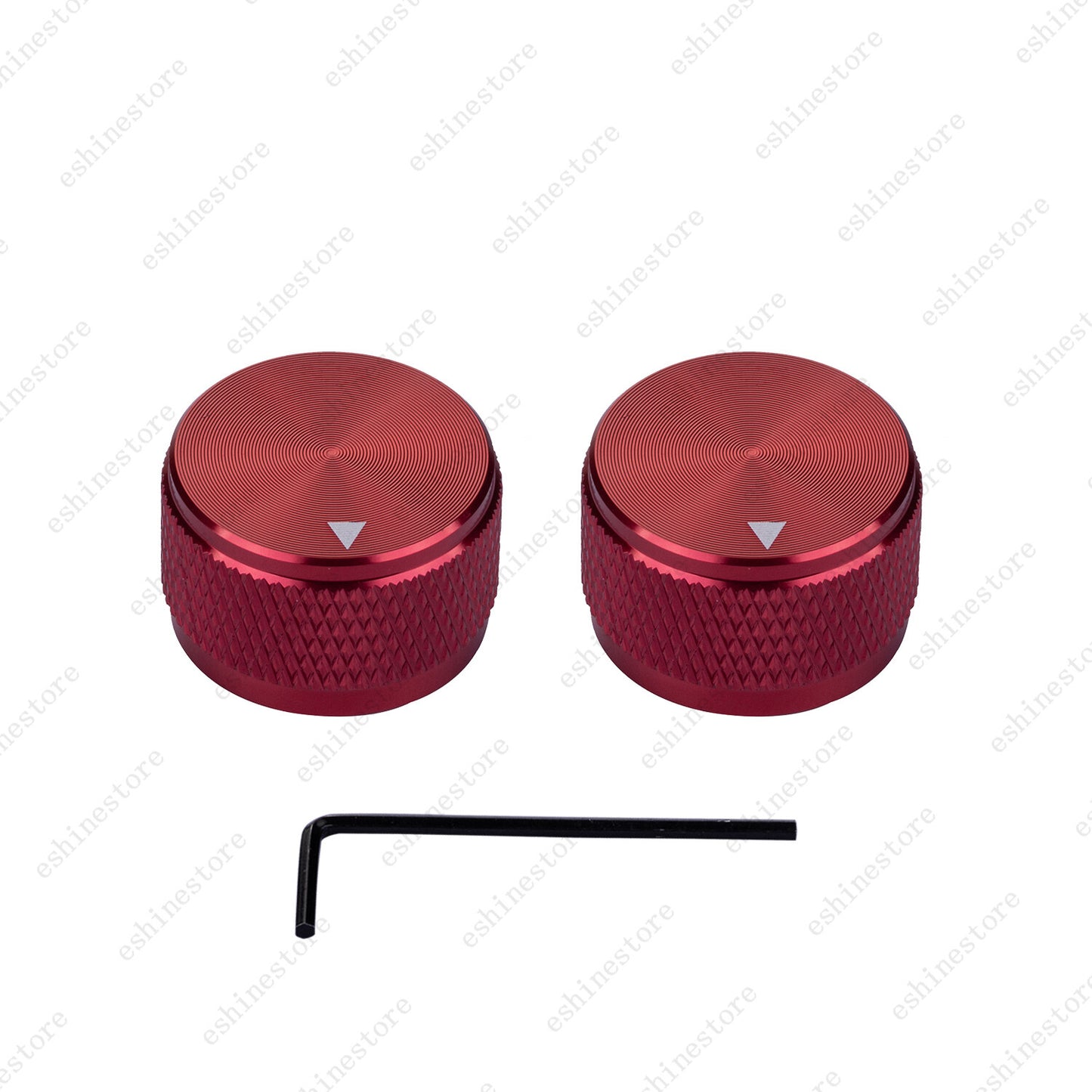 Guitar Aluminum Alloy Electronic Control Pot Knob Fit 18 24 Spline / Soild Shaft