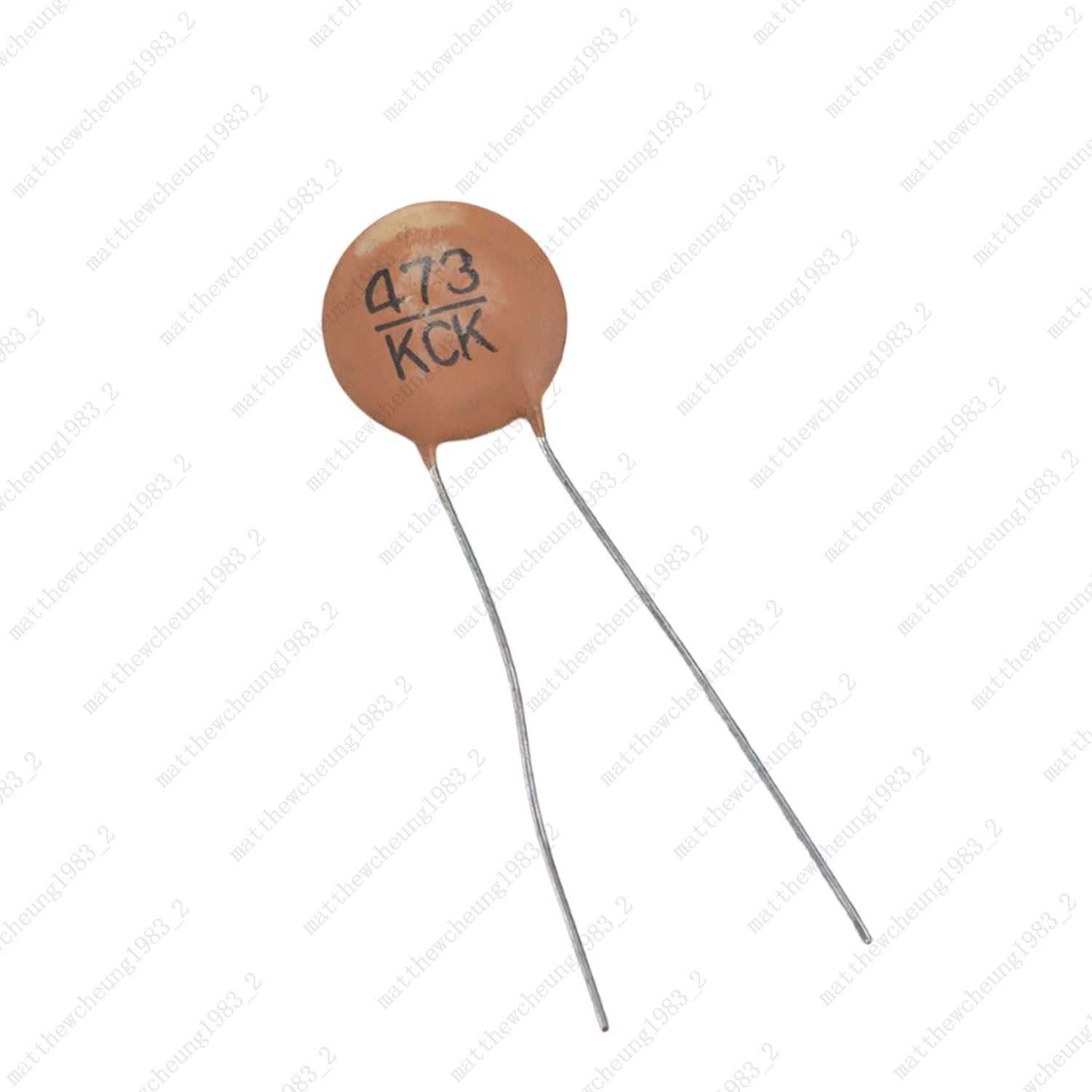 0.047μF 500V High Frequency Ceramic Disc Capacitor Copper Lead for Guitar Repair