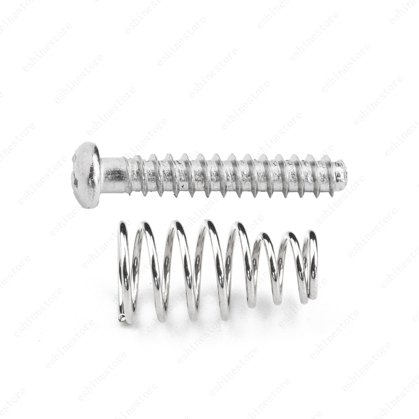6x Single Coil Pickup Height Adjustment Pan Head Screw & Springs For Strat Tele