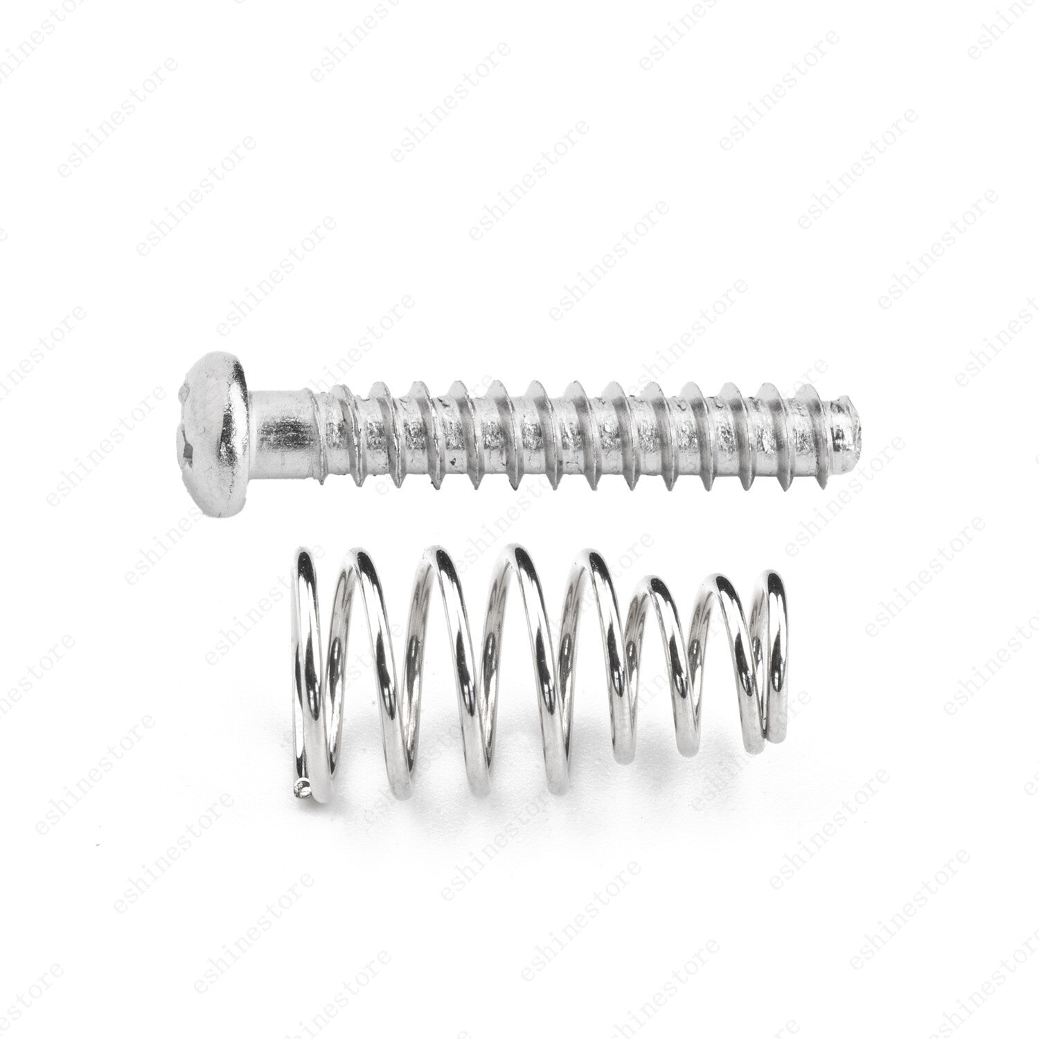 6x Single Coil Pickup Height Adjustment Pan Head Screw & Springs For Strat Tele