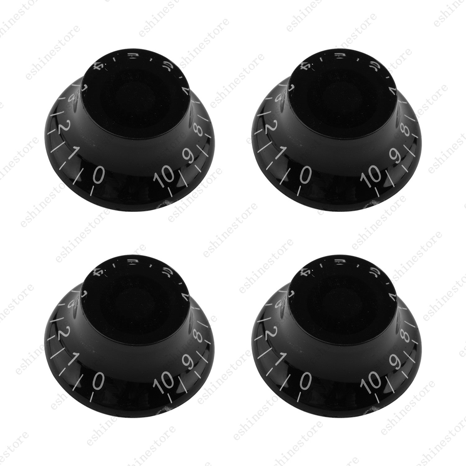 4 PCS Left Handed Top Hat Guitar Speed Control Knobs–Volume Tone SG Les Paul