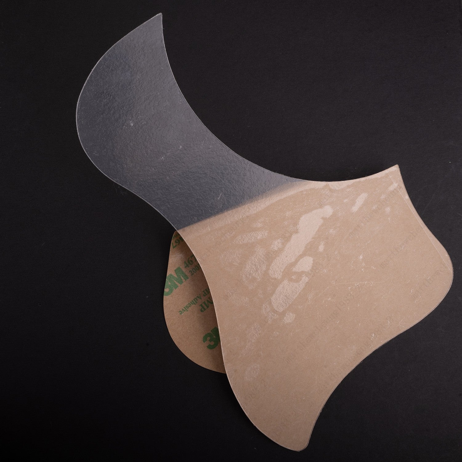 Left Handed Acoustic Guitar Self Adhesive Scratch PickGuard 40/41" - Transparent