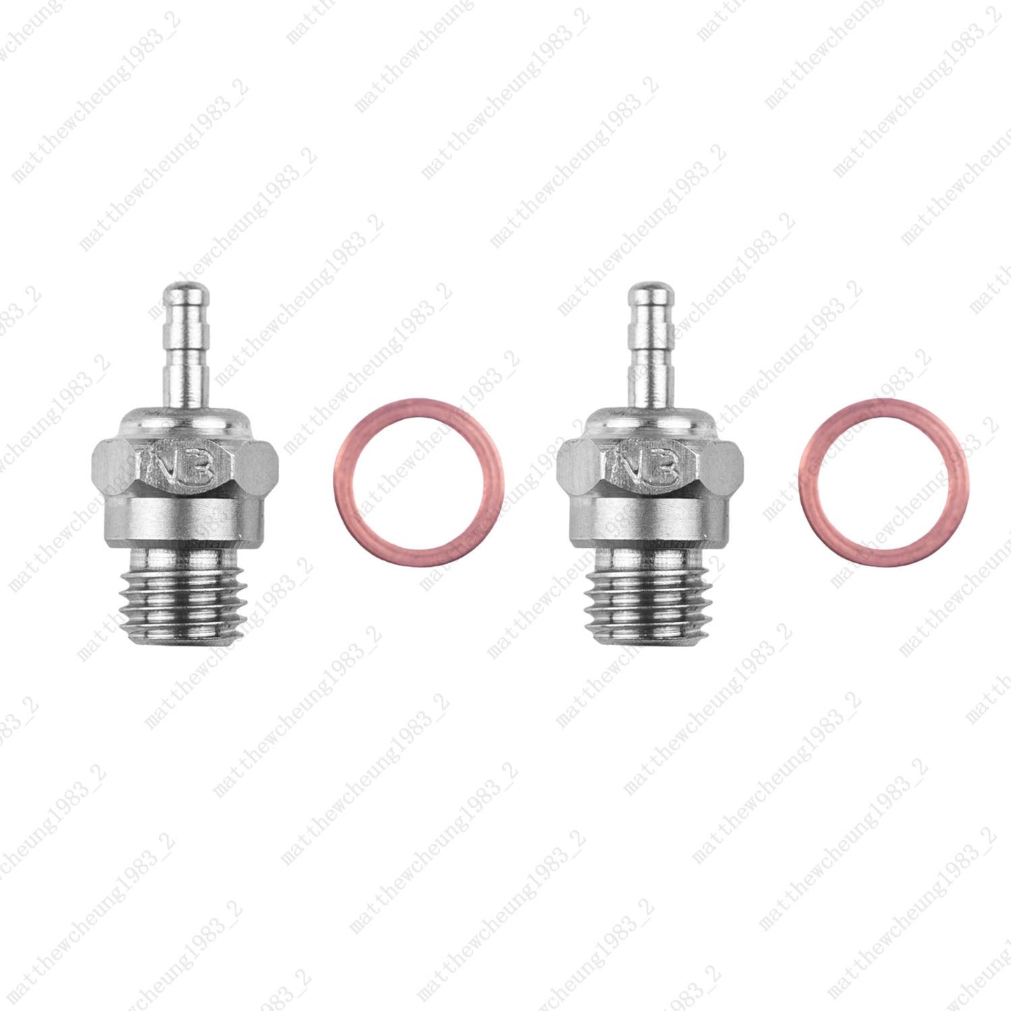 Steel Universal N3 Spark Plug for RC - Methanol Fit,8mm Hex,17.2mm HT,1/2/5pcs