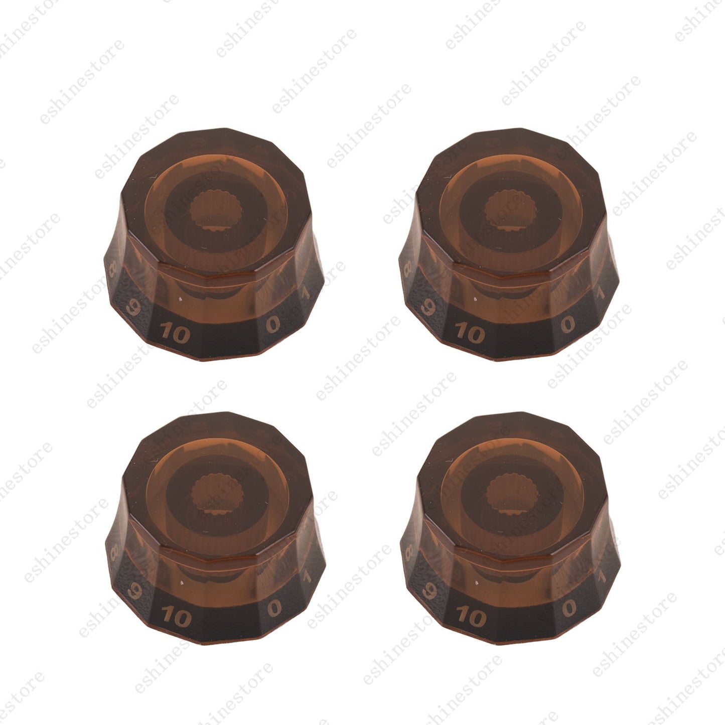 4 Pcs Guitar Knobs Dodecagon Speed Control Volume Tone Knobs For Les Paul LP/SG