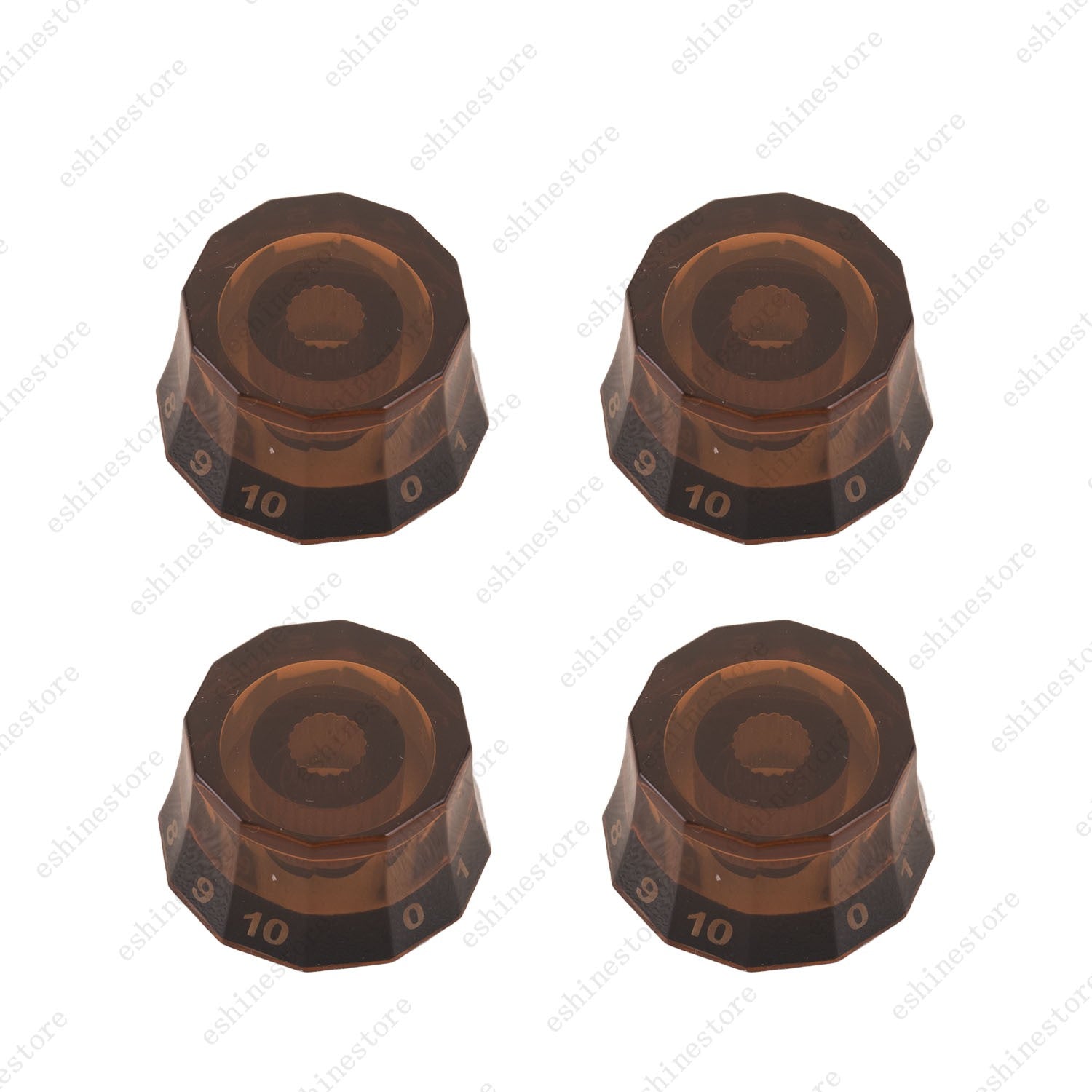 4 Pcs Guitar Knobs Dodecagon Speed Control Volume Tone Knobs For Les Paul LP/SG