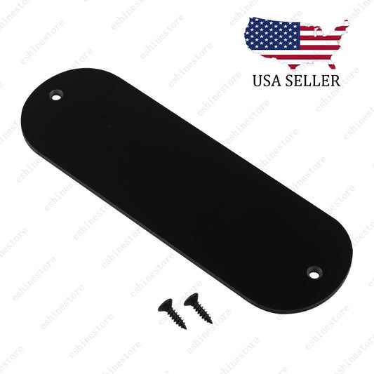 Guitar BackPlate Cover Glossy Black Cavity Switch Trem Cover for Electric Guitar