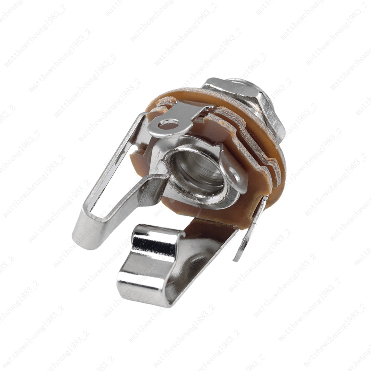 1/2/5 x Electric Guitar Bass 1/4'' 6.35mm Stereo Input Output Jack Socket-Nickel
