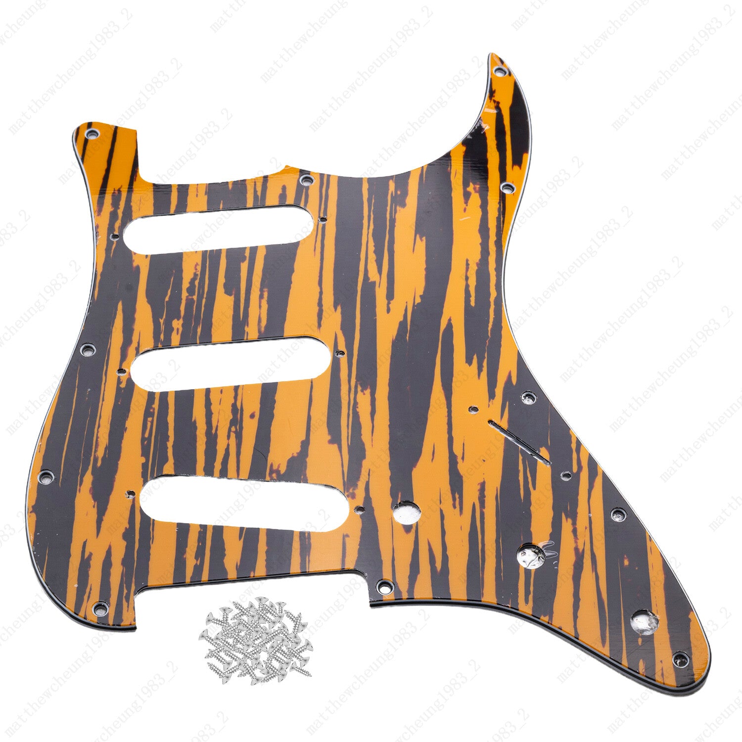 SSS Style11 Hole Pickguard Pickups with Screws for USA MIM Standard Fender Start