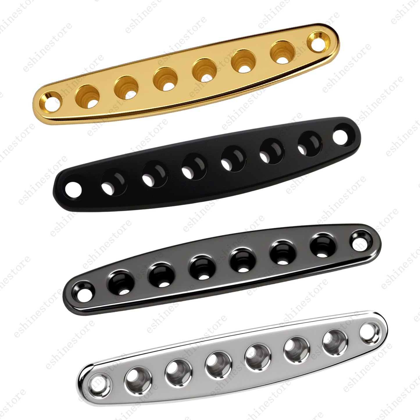 Guitar Bridge String Thru Body Ferrules Plate Bushing Plate For Electric Guitar