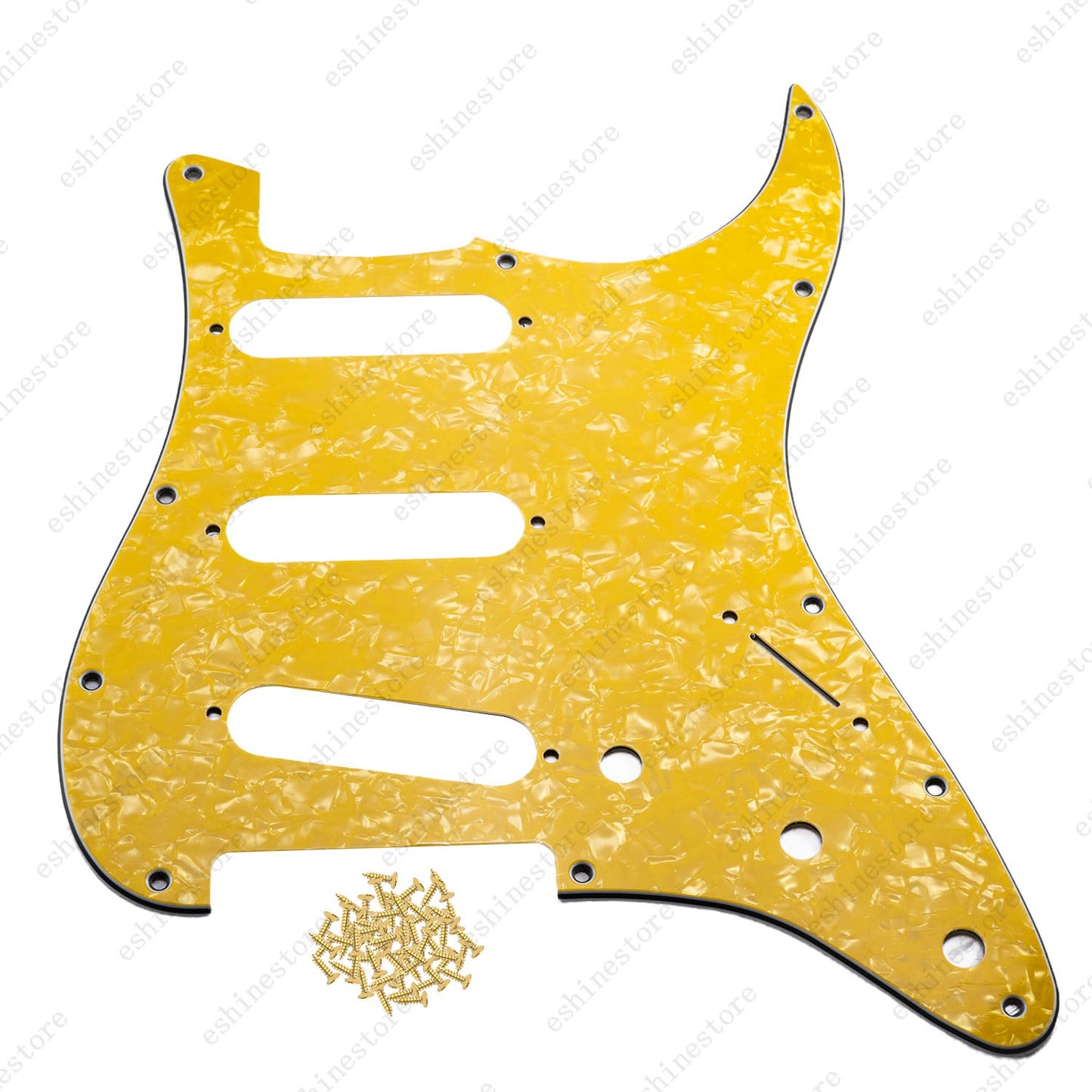 11 Hole SSS Strat Style Pickguard for USA MIM Standard Fender Start Multicolor