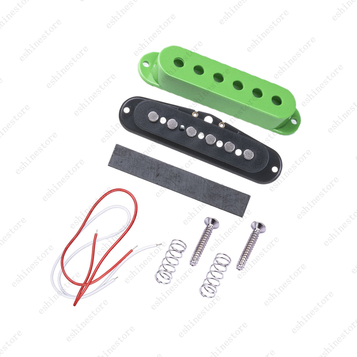 Mulit Color 48/50/52MM Electric Guitar Single Coil Pickup Slug Cover Bobbins Kit