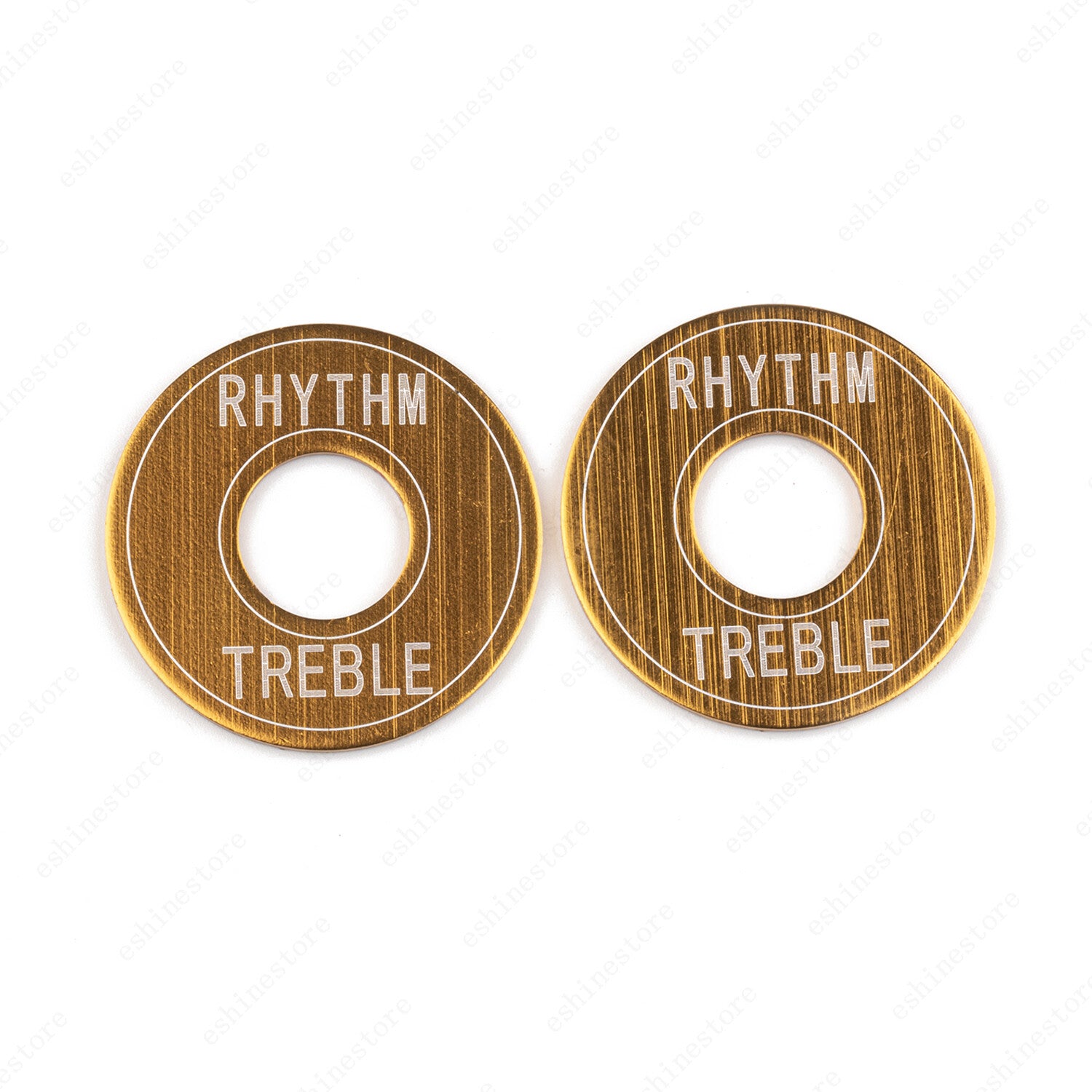 2x Metal Switch Plate Ring Rhythm Treble Pickup Selector Toggle For Les paul SG