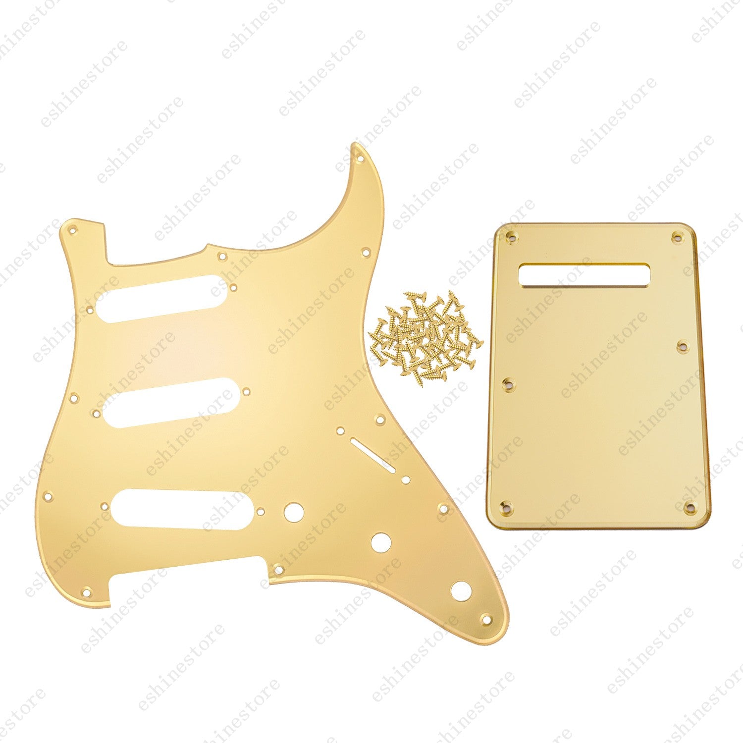 Guitar SSS 3Ply Pickguard&Back Plate for USA MIM Standard Fender ST Multicolors