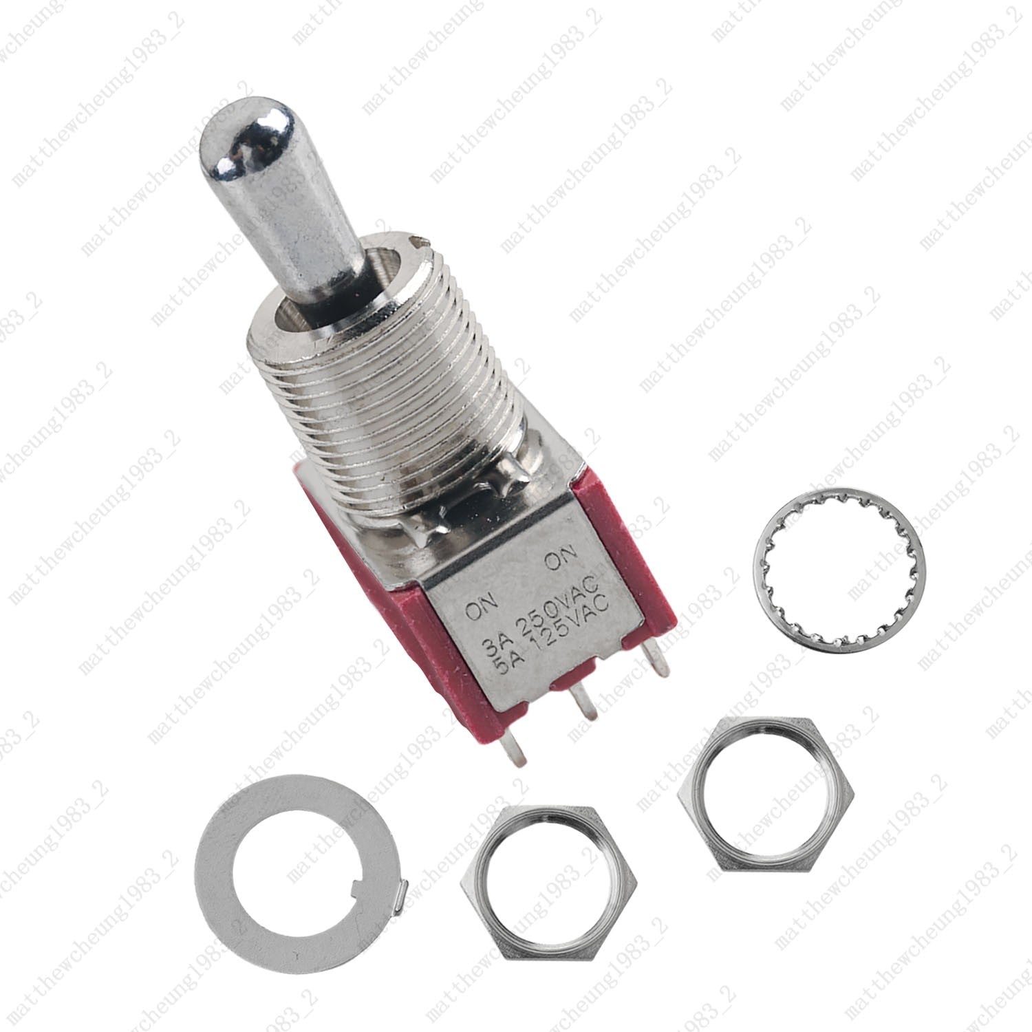 1/3/5 x Guitar/AMP Fat Bat Toggle Switch 4PDT 12Pin 3-Position ON-OFF-ON Sealed