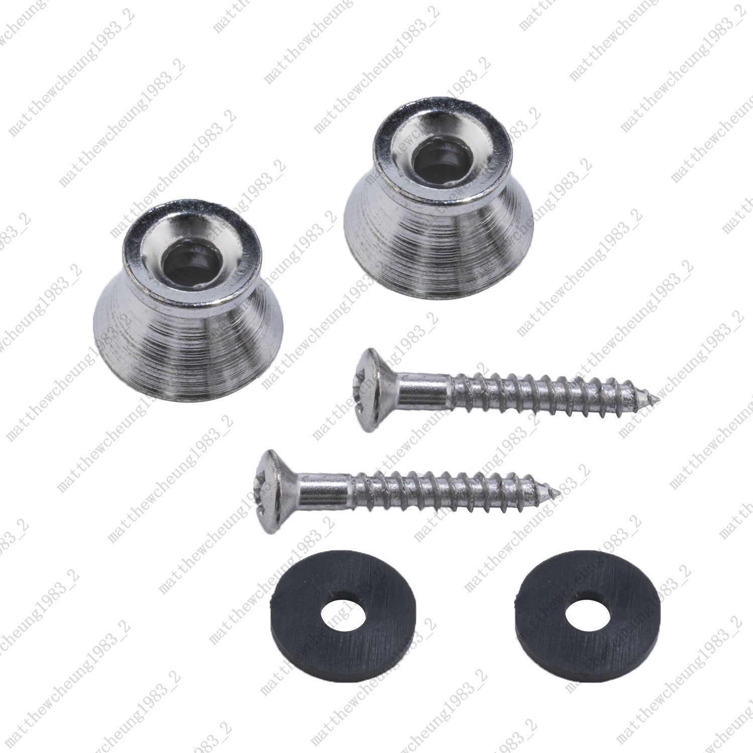 Black Gold Chrome Electric Guitar Strap Button For Acoustic Bass Ukulele