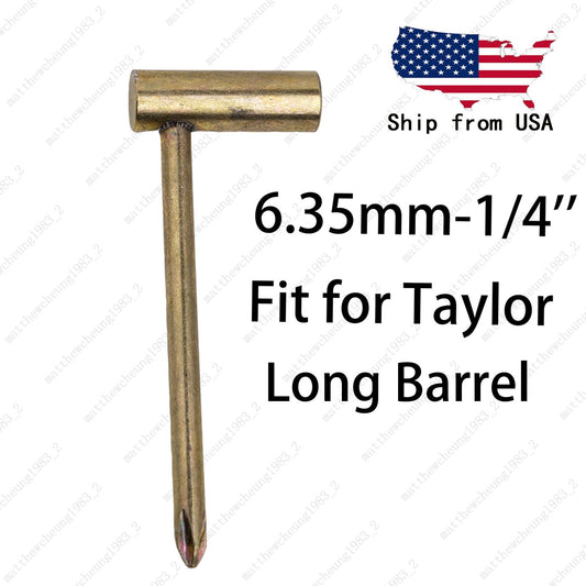 Hex Acoustic Guitar Wrench 6.35mm(1/4") Long Truss Rod Adjust for Taylor Guitar