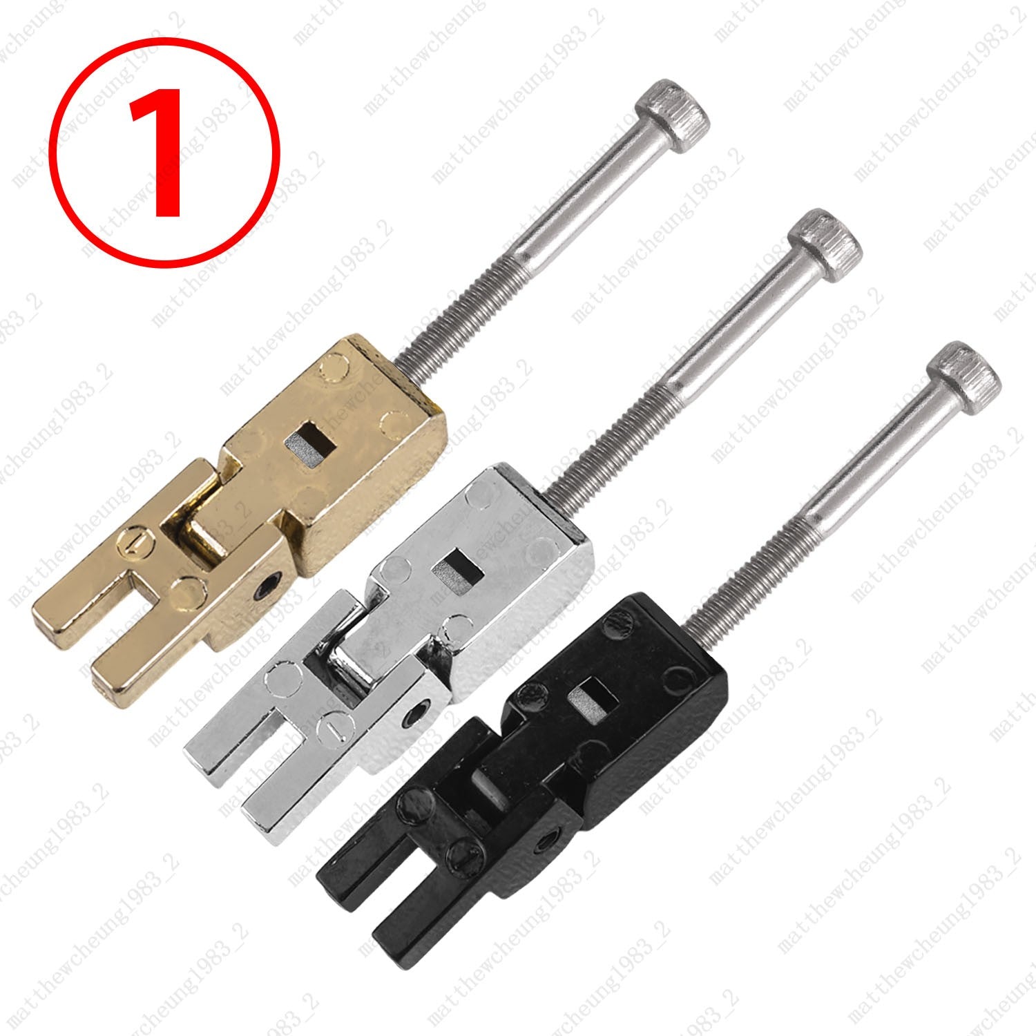 6x Double Locking Tremolo Bridge Saddles Metal Blocks for Floyd Tremolo System