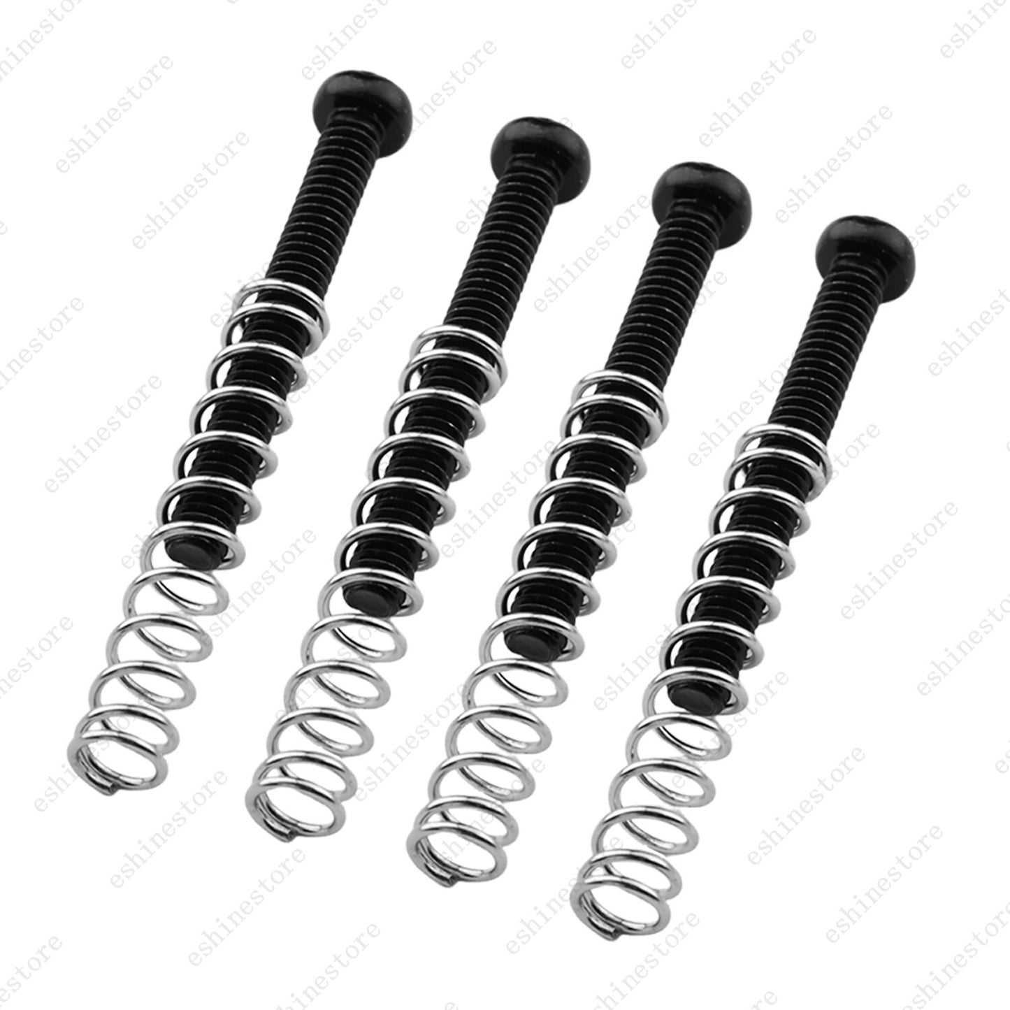 4 Pcs Guitar humbucker pickup Height Adjustment screws and springs-1/8''