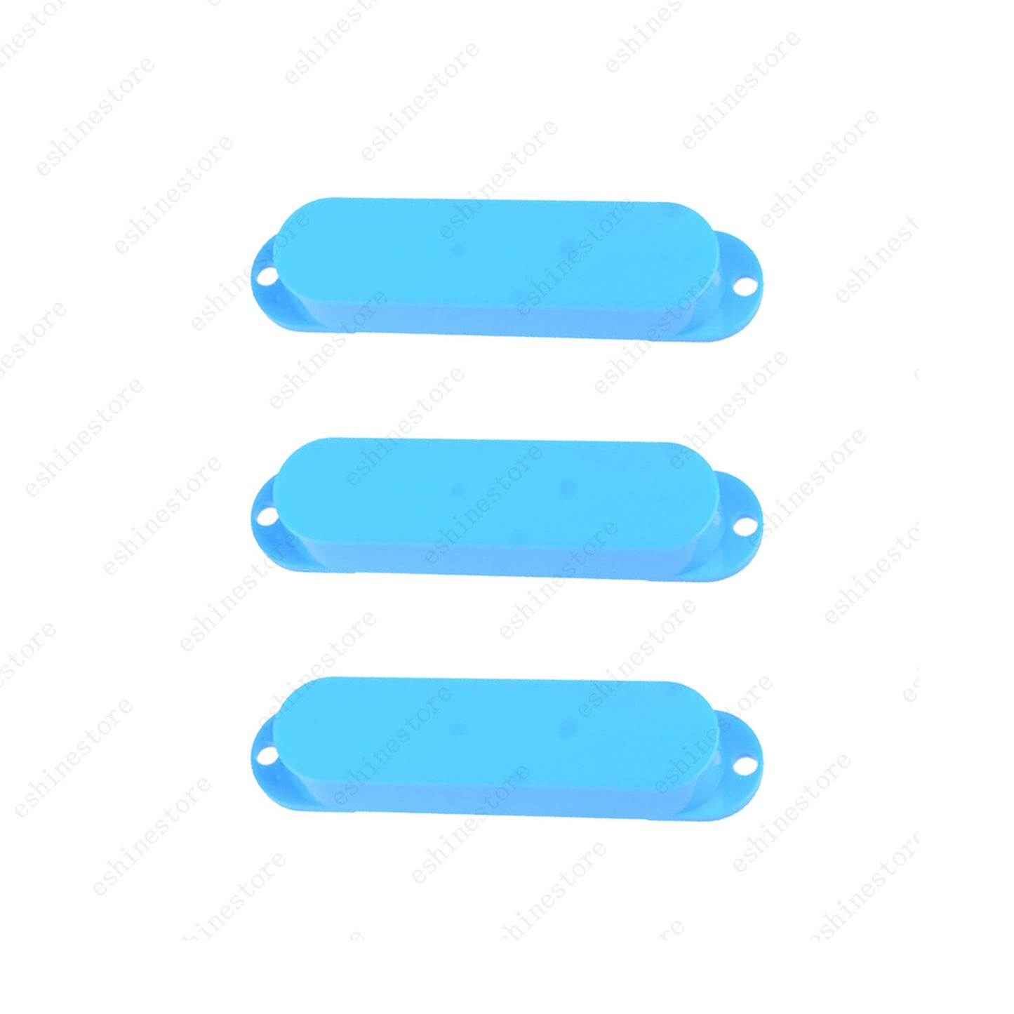 3 Pcs Plastic No Hole SSS Single Coil Pickup Covers For Fender SQ Strat 12 Color