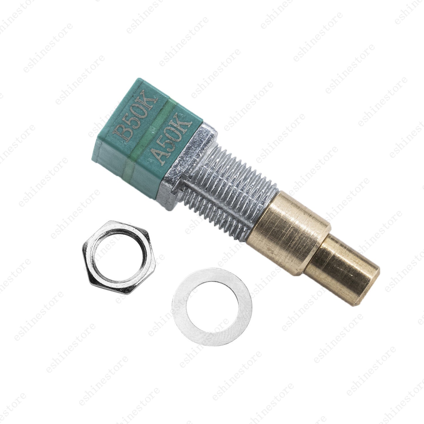 Dual Stacked 500k 50k Concentric Control Mini Potentiometer For Guitar Bass