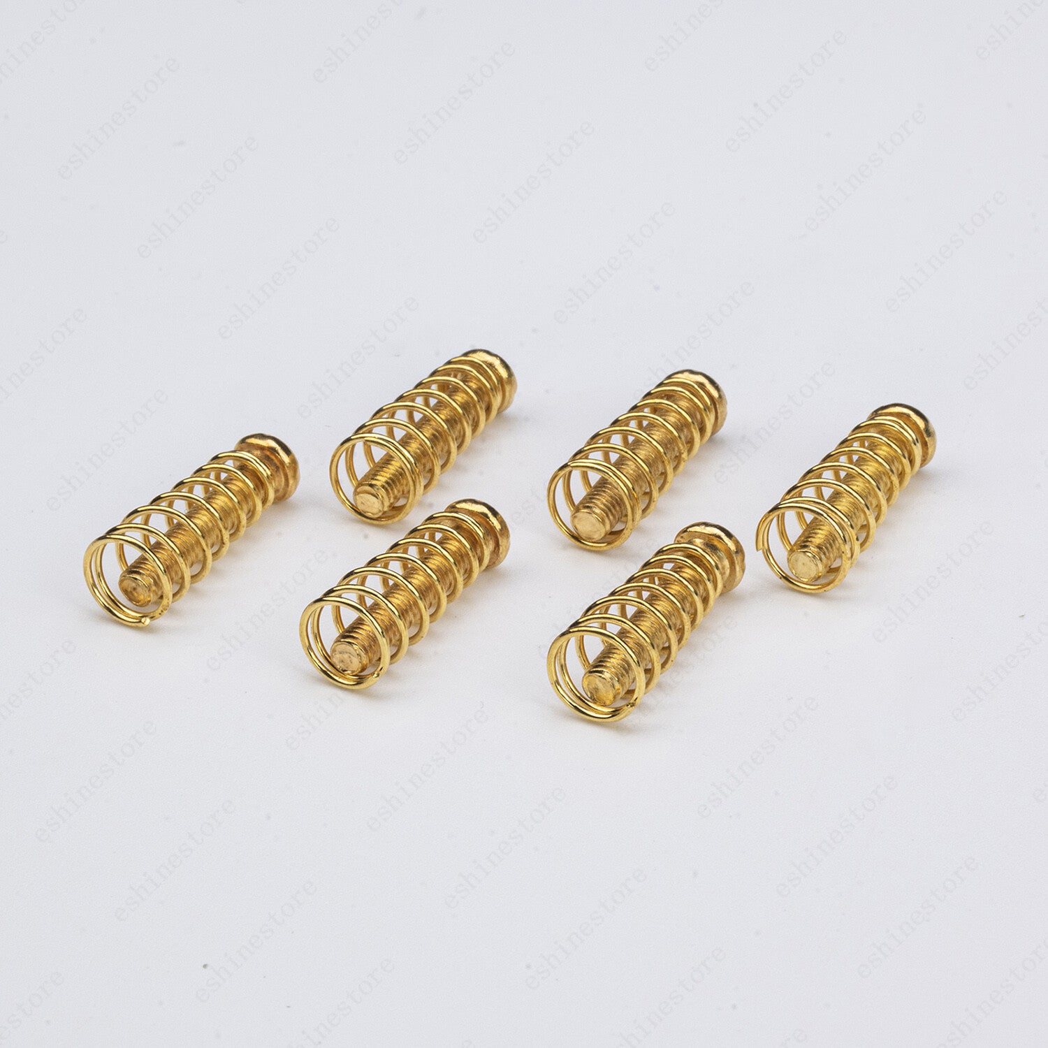 Guitar saddle adjusting screws and springs for bridge or tremolo 3mm x 18mm