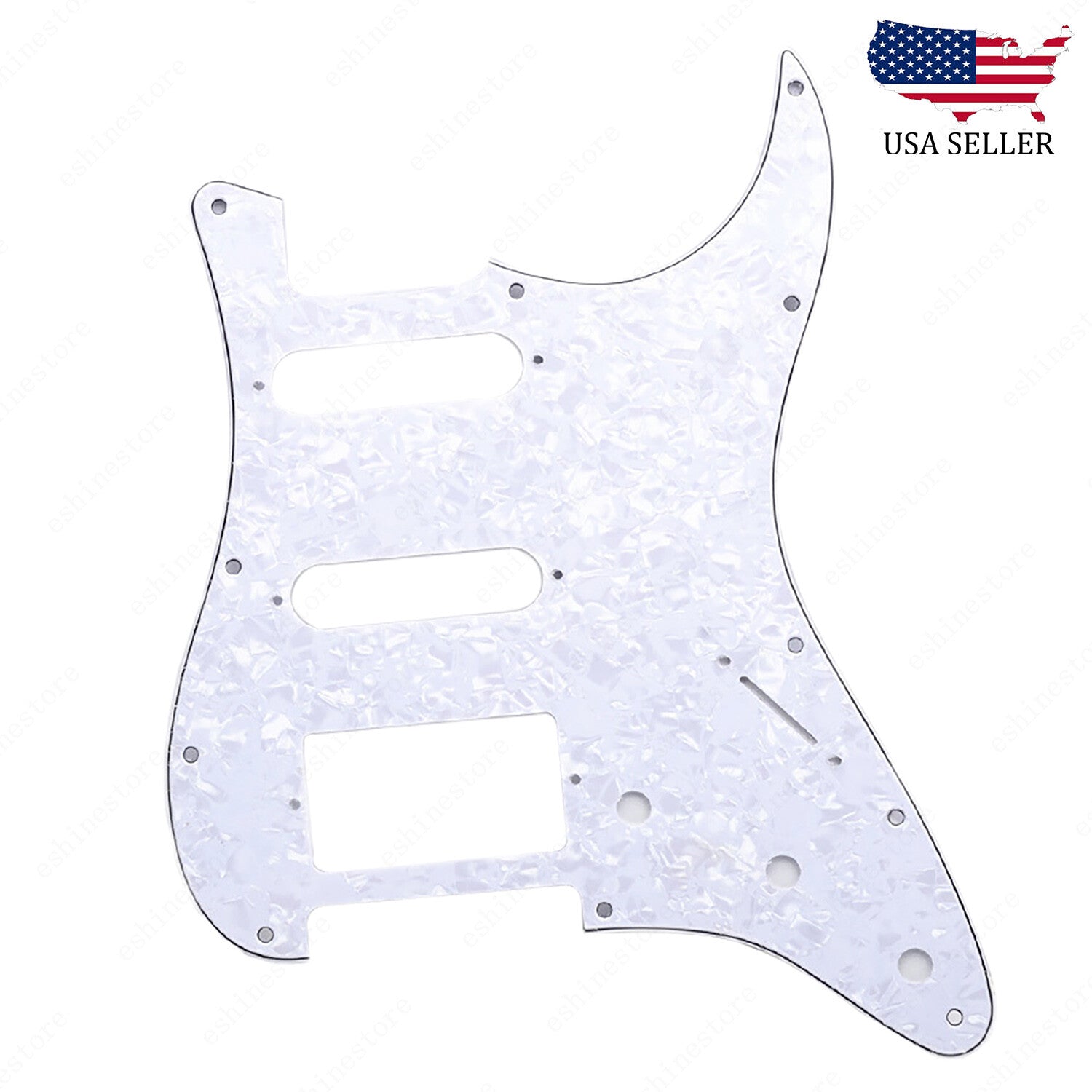 11 Holes SSH Strat Style Pickguard For Stratocaster Various Colors US Ship