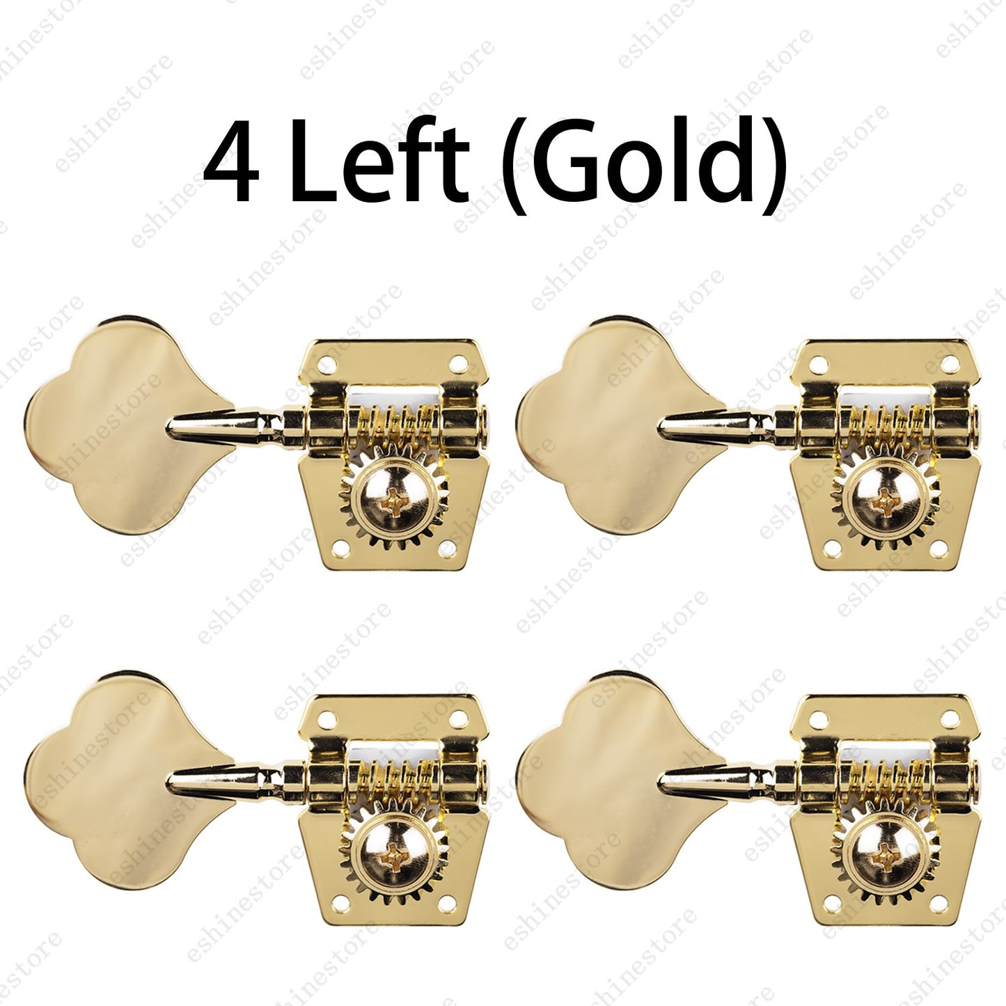 Heavy Duty Bass Vintage Open Machine Heads - 1:25 Ratio Gear Tuning Keys-Gold