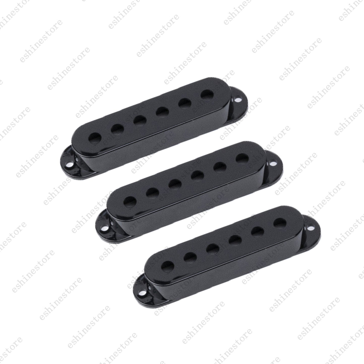 3x Plastic Single Coil Pickup Covers 2-1/16"52.5mm For Fender USA MIM Strat