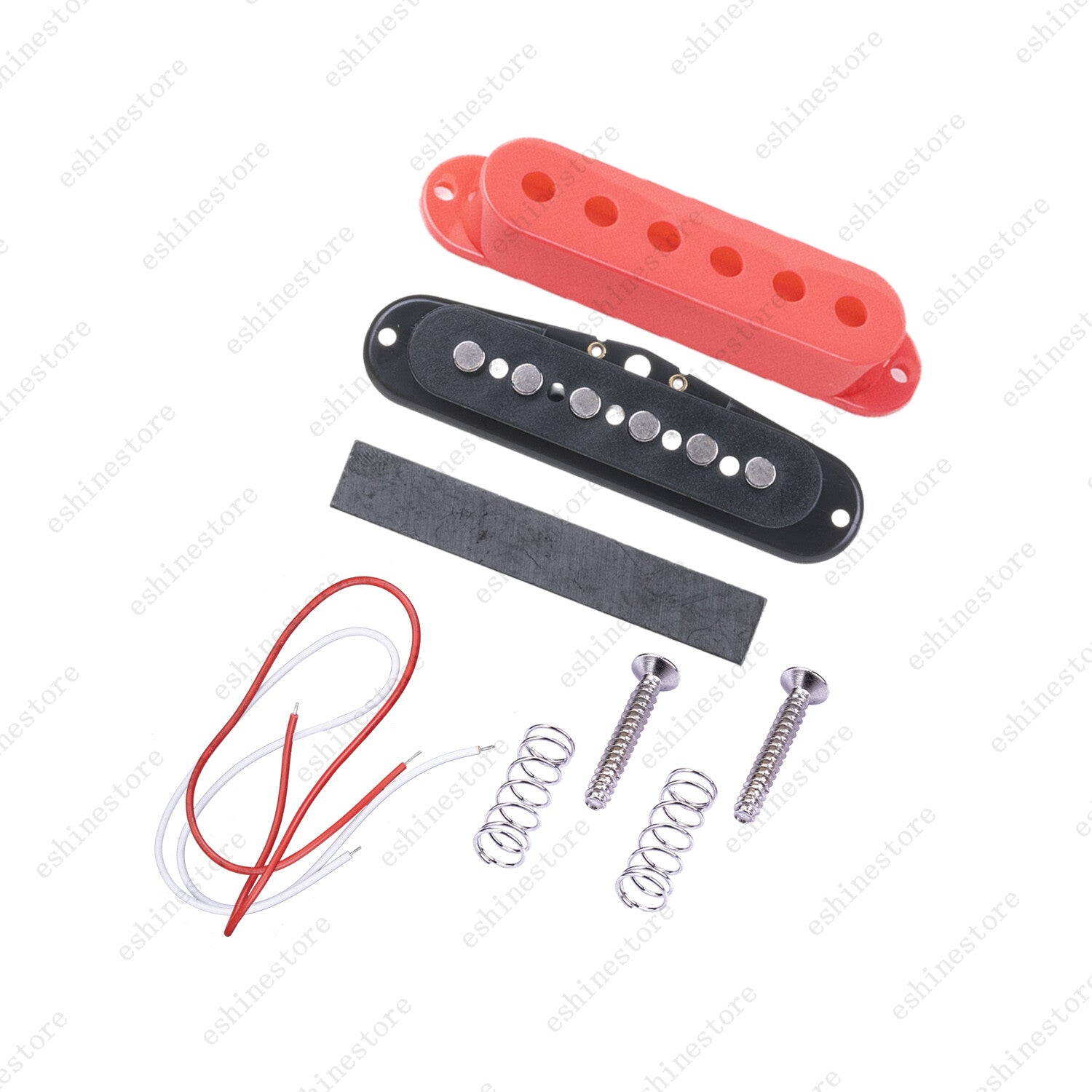 Mulit Color 48/50/52MM Electric Guitar Single Coil Pickup Slug Cover Bobbins Kit