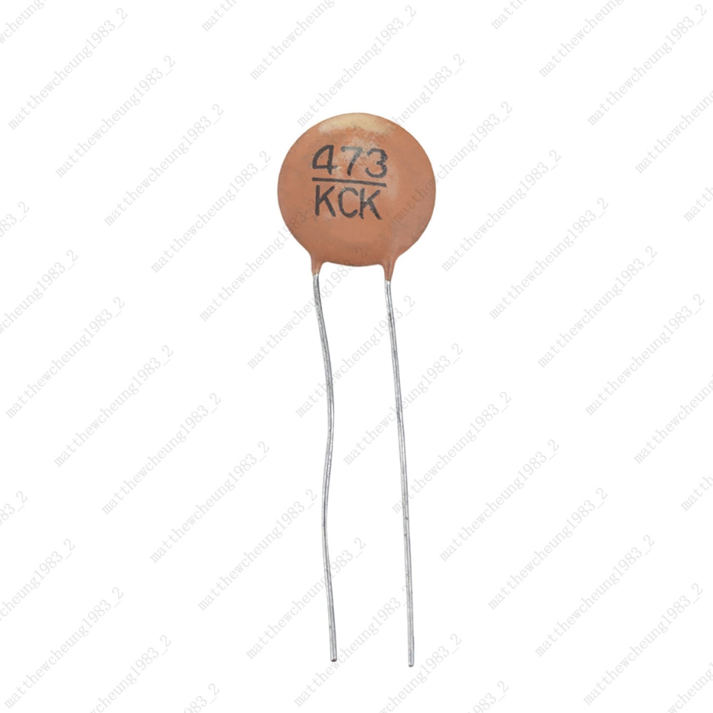 0.047μF 500V High Frequency Ceramic Disc Capacitor Copper Lead for Guitar Repair