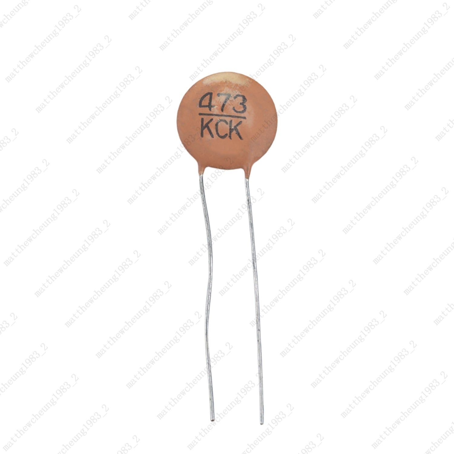 0.047μF 500V High Frequency Ceramic Disc Capacitor Copper Lead for Guitar Repair