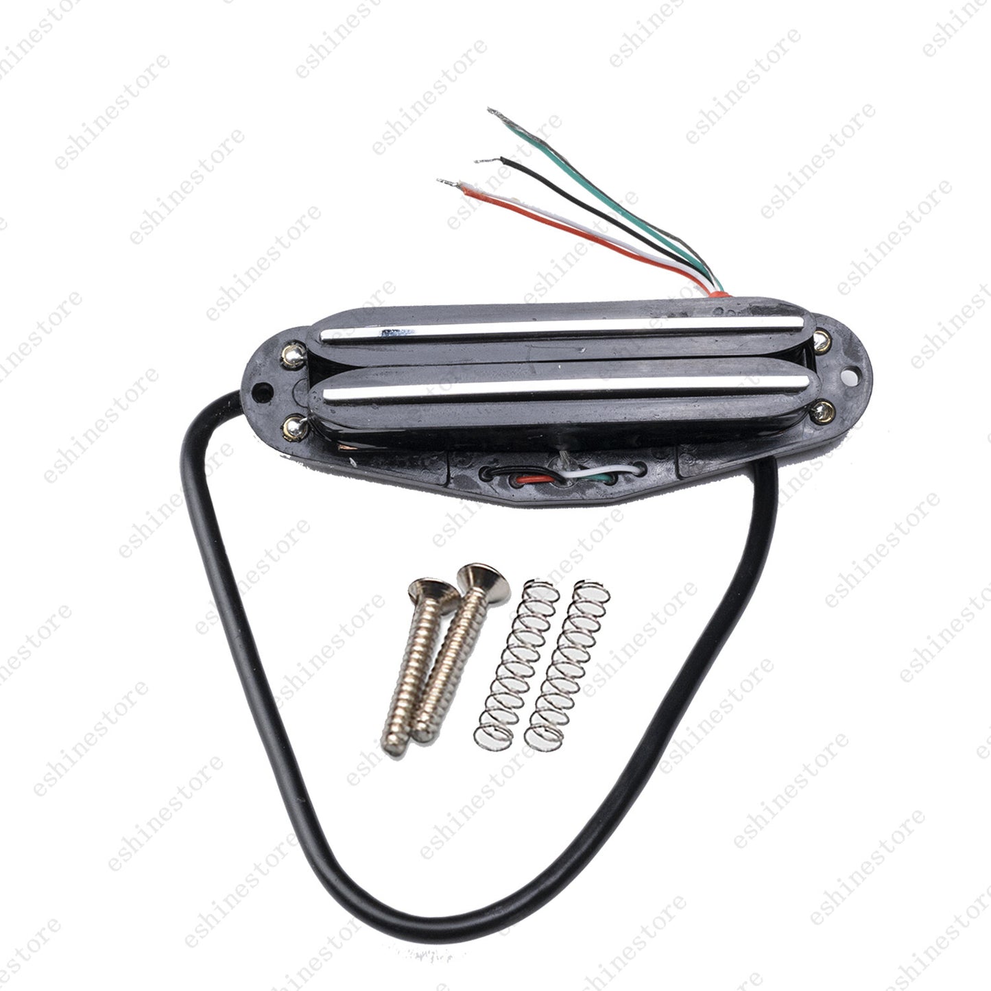 Alnico5 Dual Rails Guitar Pickup Mini Humbucker Pickup For Strat Guitar 12Colors