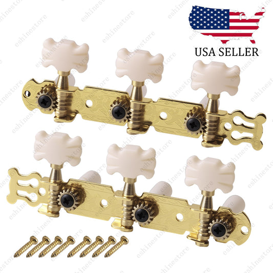 Classical Guitar String Tuners Keys Machine Heads Tuning Peg 3 Left 3 Right Gold
