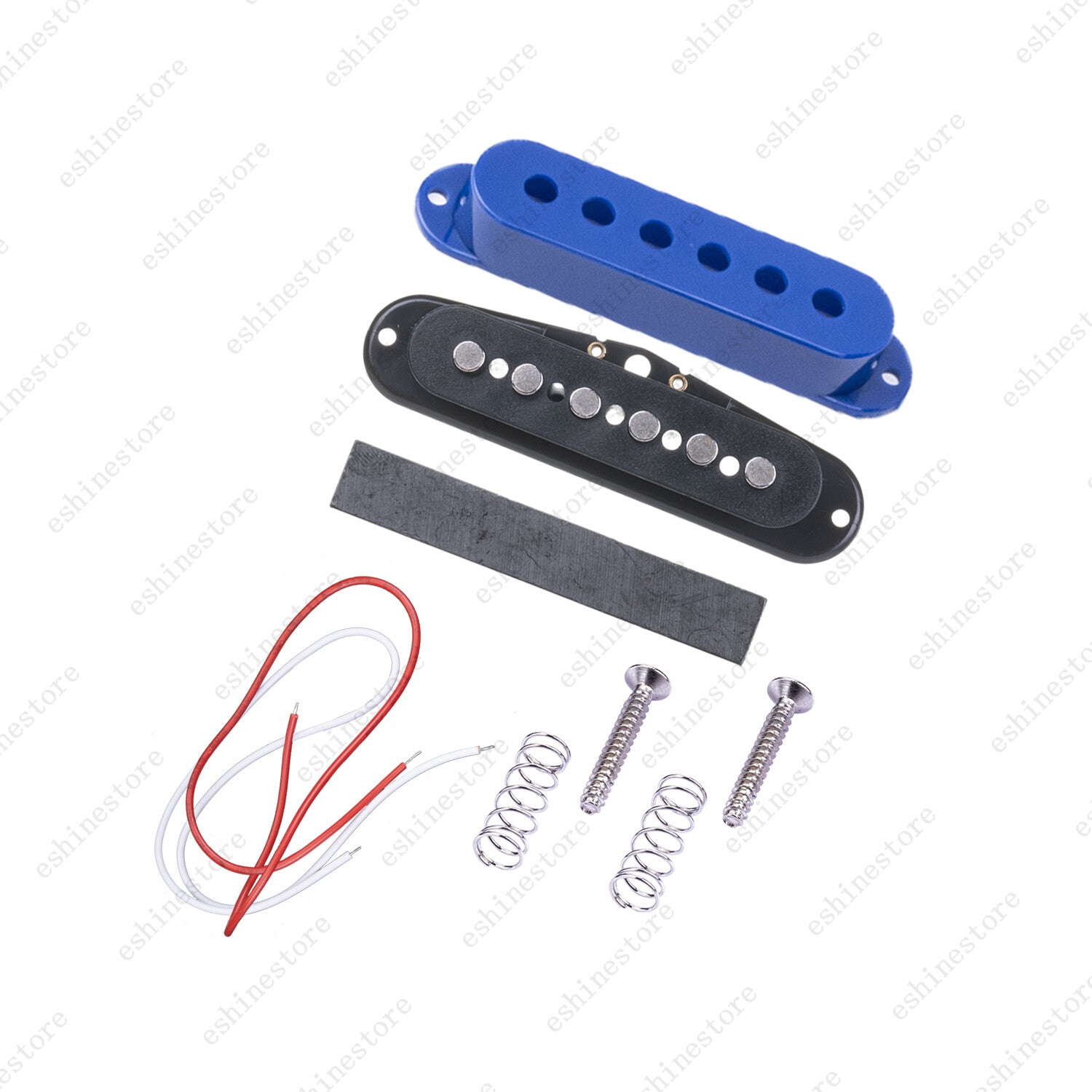 Mulit Color 48/50/52MM Electric Guitar Single Coil Pickup Slug Cover Bobbins Kit