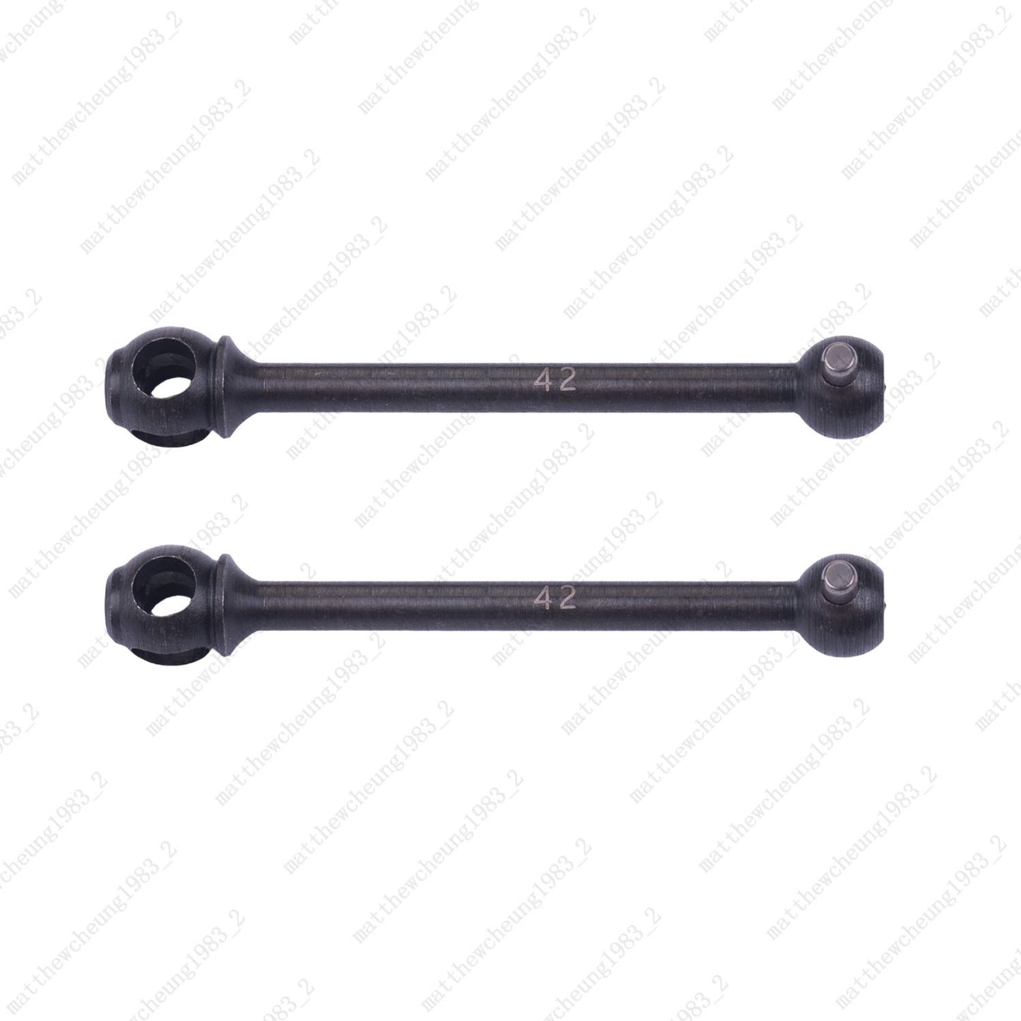 1 Set Upgrade Two-Stage Carbon Steel CVD Drive Shaft for RC 37/39/42mm Optional
