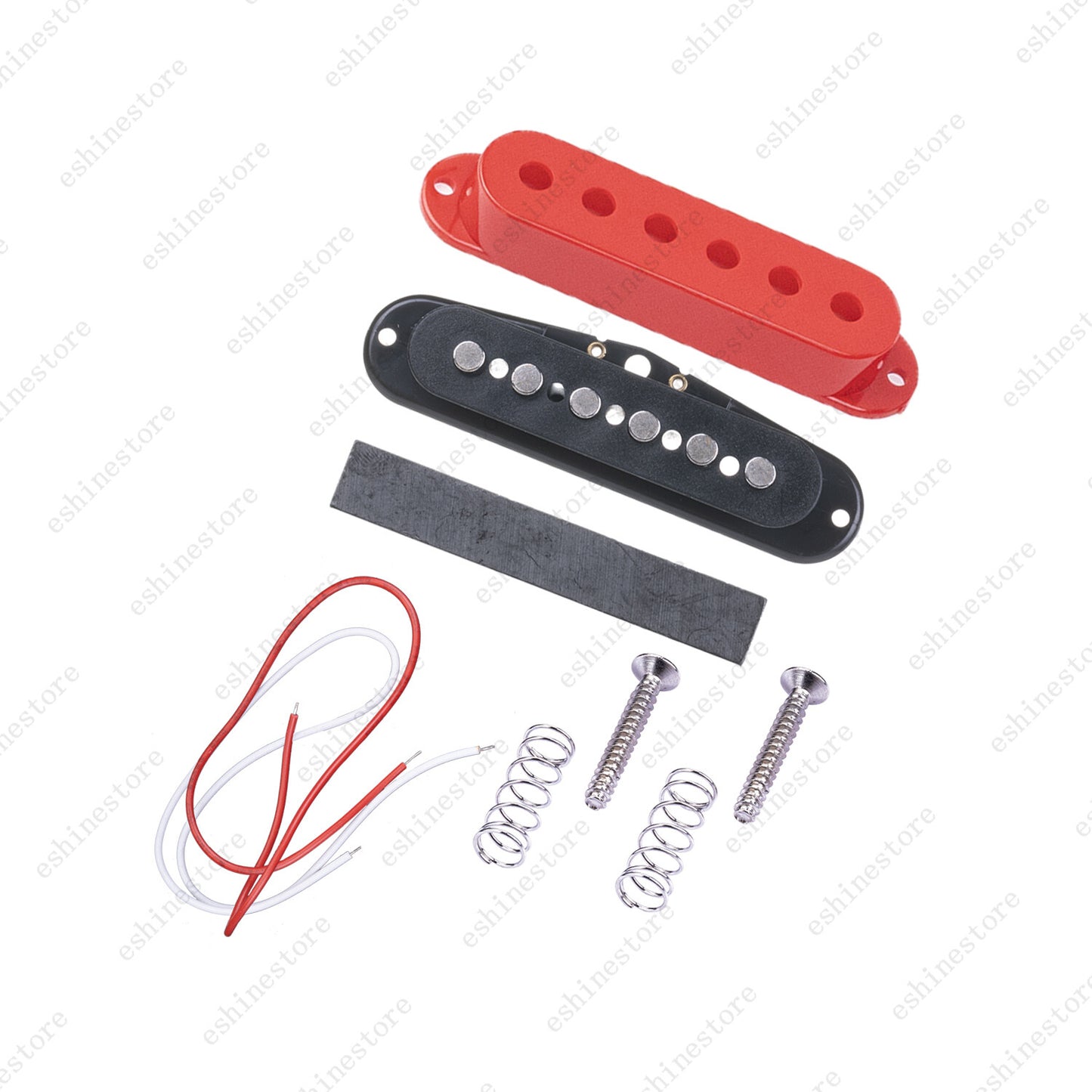 Mulit Color 48/50/52MM Electric Guitar Single Coil Pickup Slug Cover Bobbins Kit