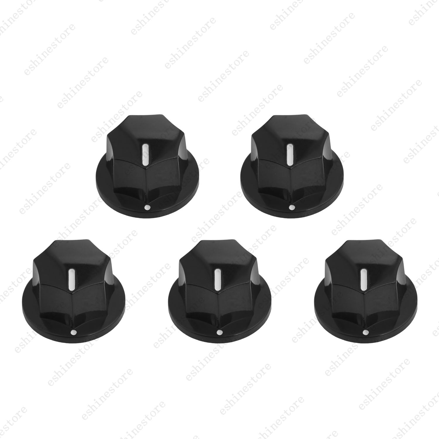 1/5/10Pcs Guitar Knobs Volume Tone Control Knobs for Jazz Bass , 2 Sizes 4 Style