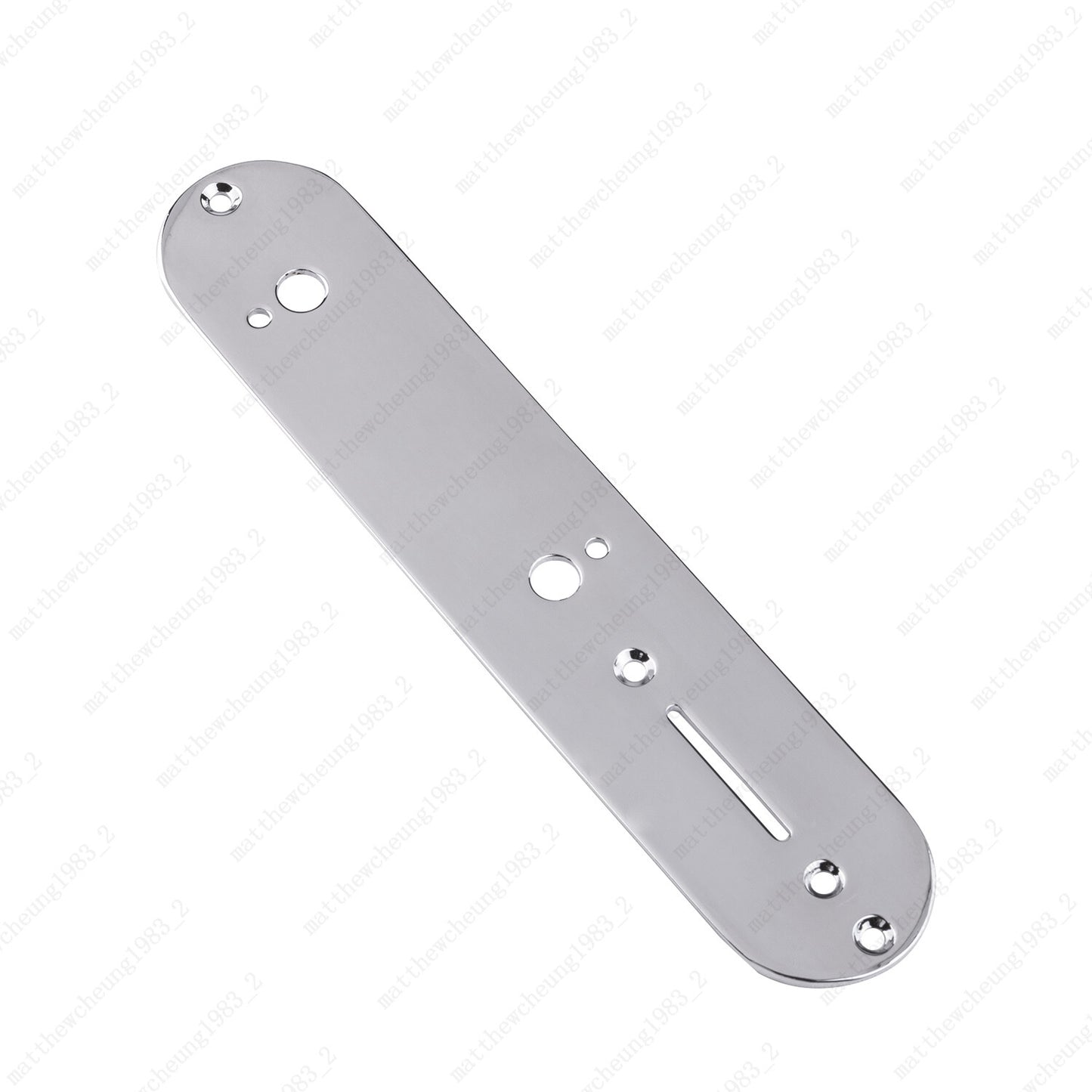 1 Piece Matel Chrome Electric Guitar Control Plate 7MM for Fender Telecater