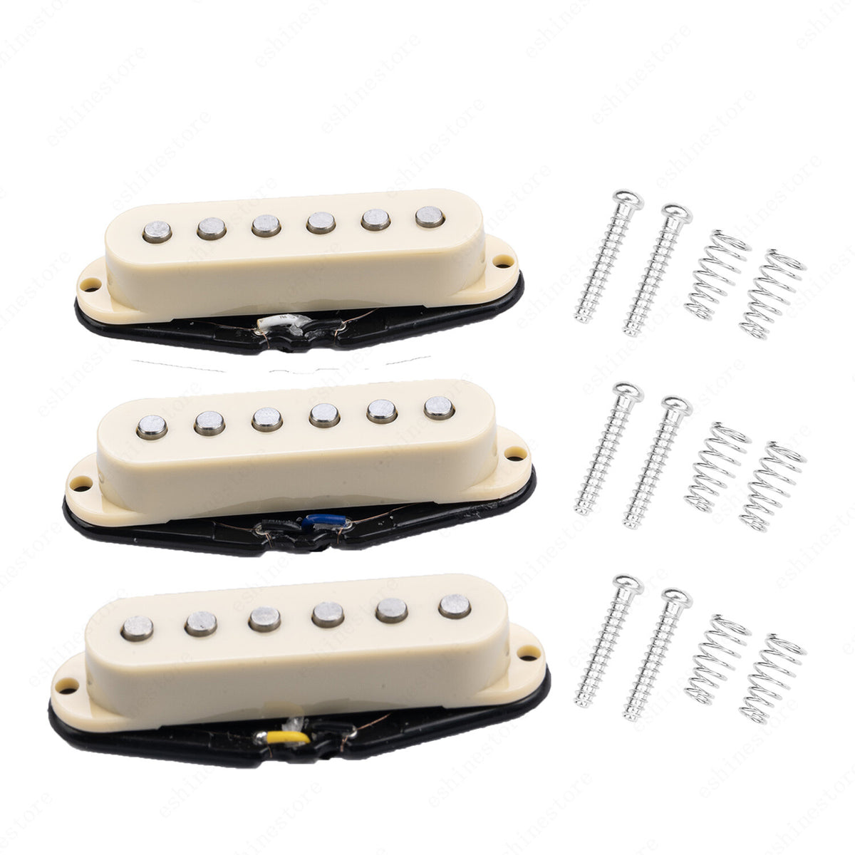 Single Coil SSS Alnico V Magnet Pickup Guitar Neck Middle Bridge for Strat
