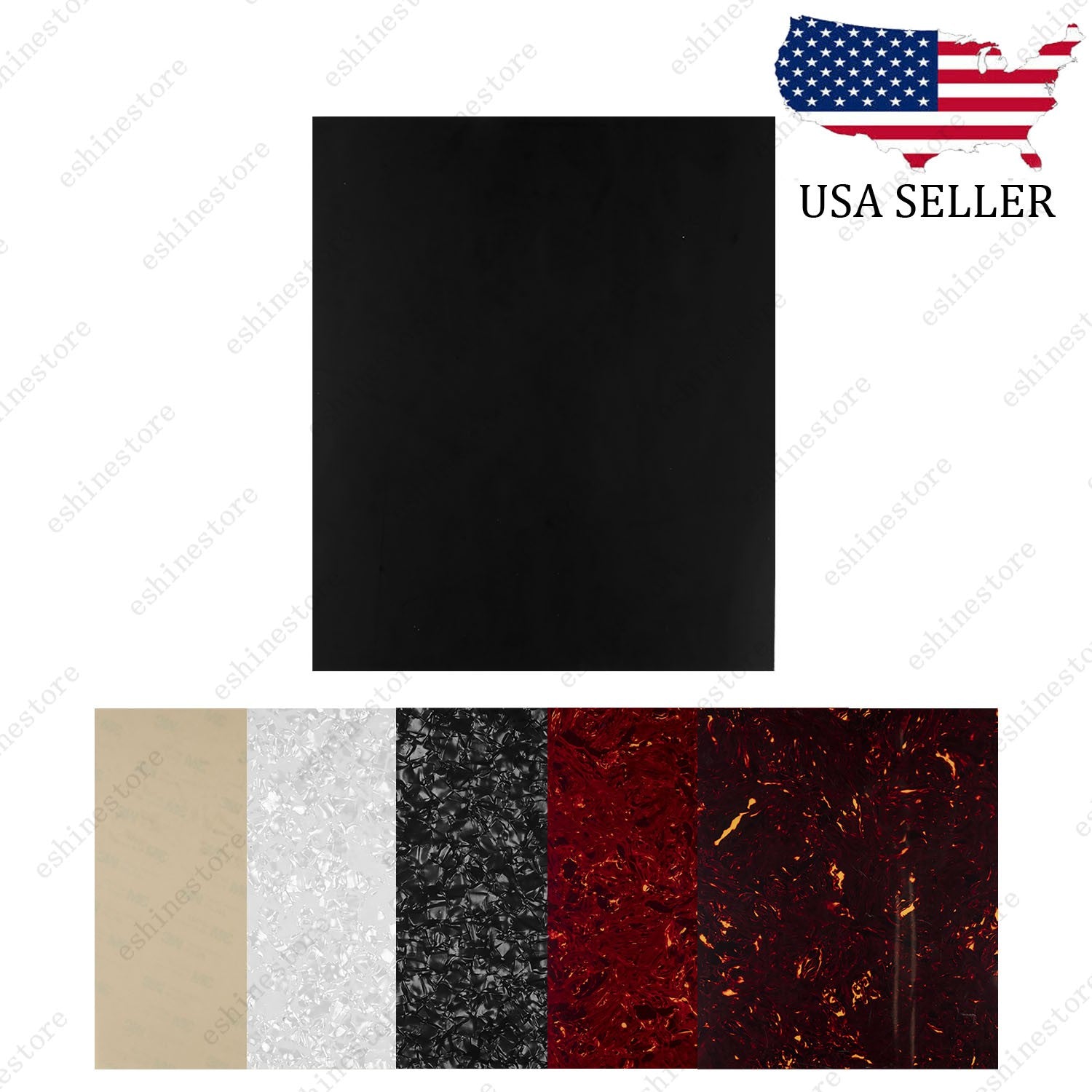 200x170mm Acoustic Guitar Pickguard Blank DIY Sheet Scratch Plate Self-Adhesive