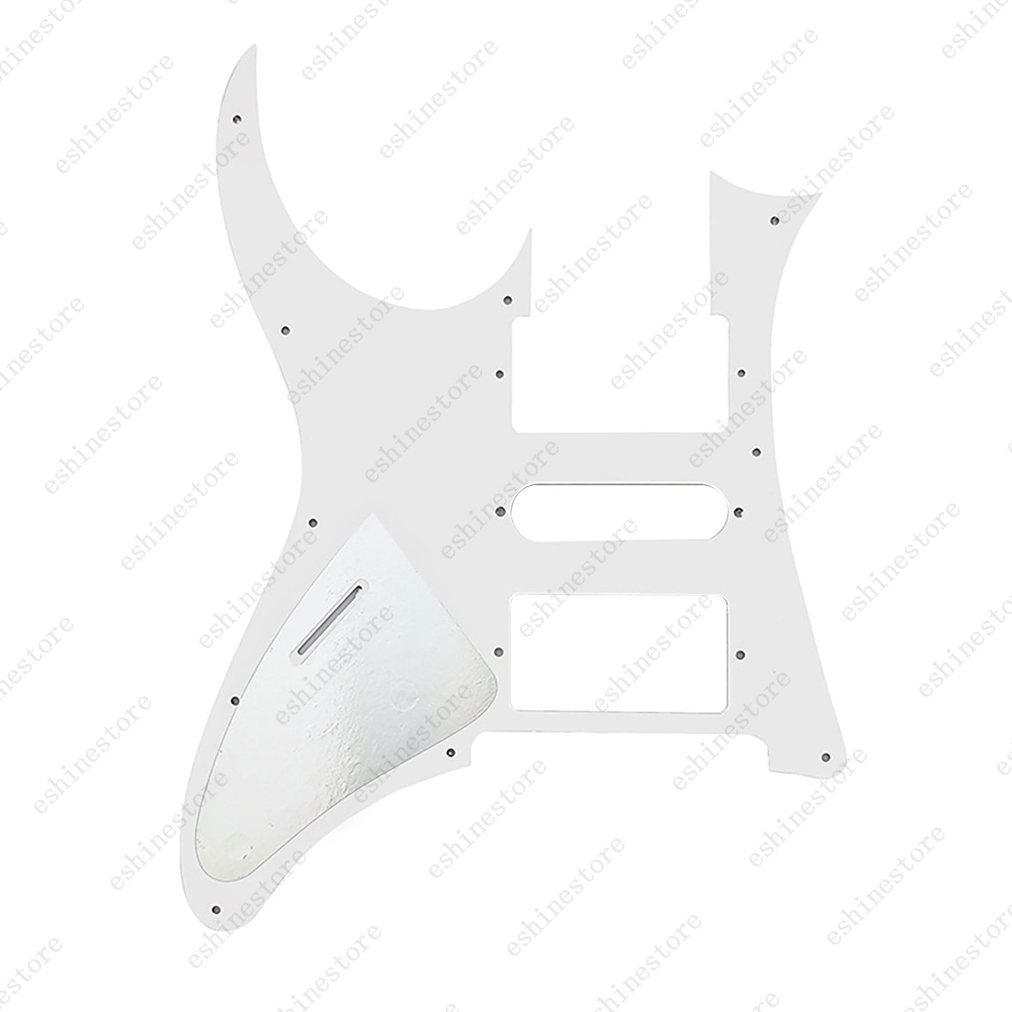 10-Hole 4-Ply HSH Pickguard Scratch Plate with Screw for Ibanez JEM RG550 Guitar