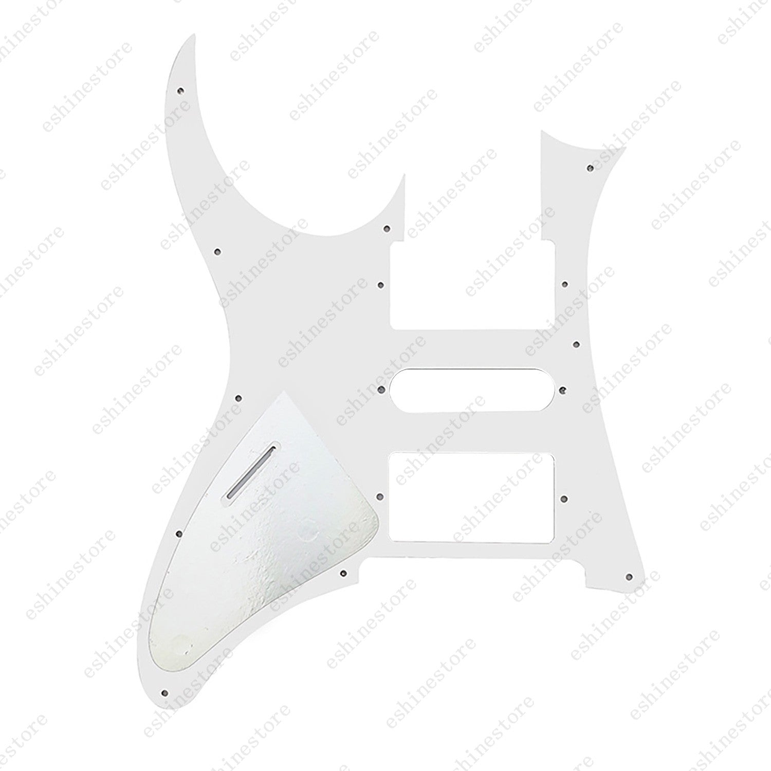 10-Hole 4-Ply HSH Pickguard Scratch Plate with Screw for Ibanez JEM RG550 Guitar
