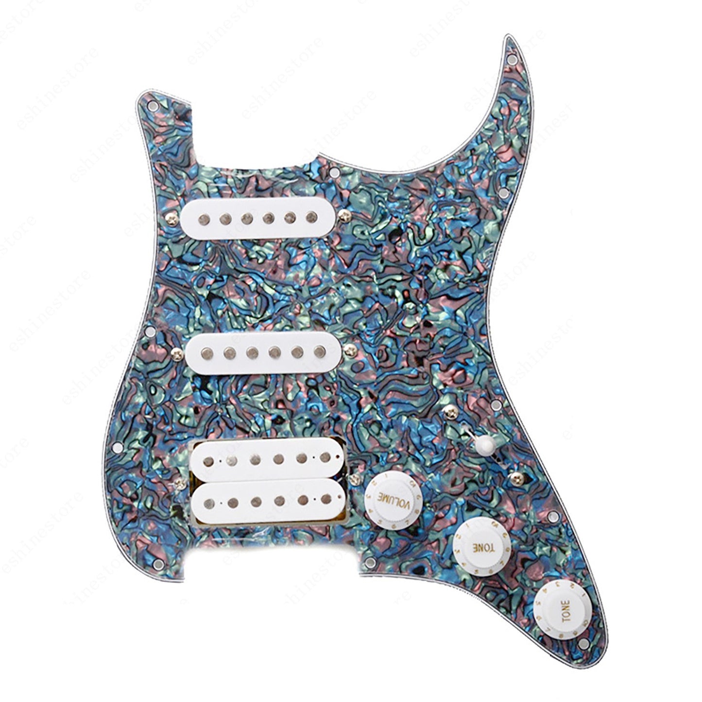 11 Hole SSH Strat Style Loaded Pickguard For Stratocaster Various Colors US SHIP