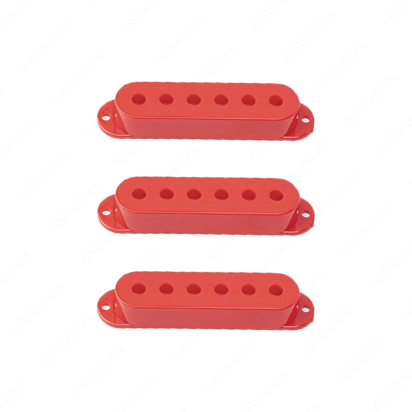 3 Pcs Plastic SSS Single Coil Pickup Covers For Fender SQ Strat multiColors