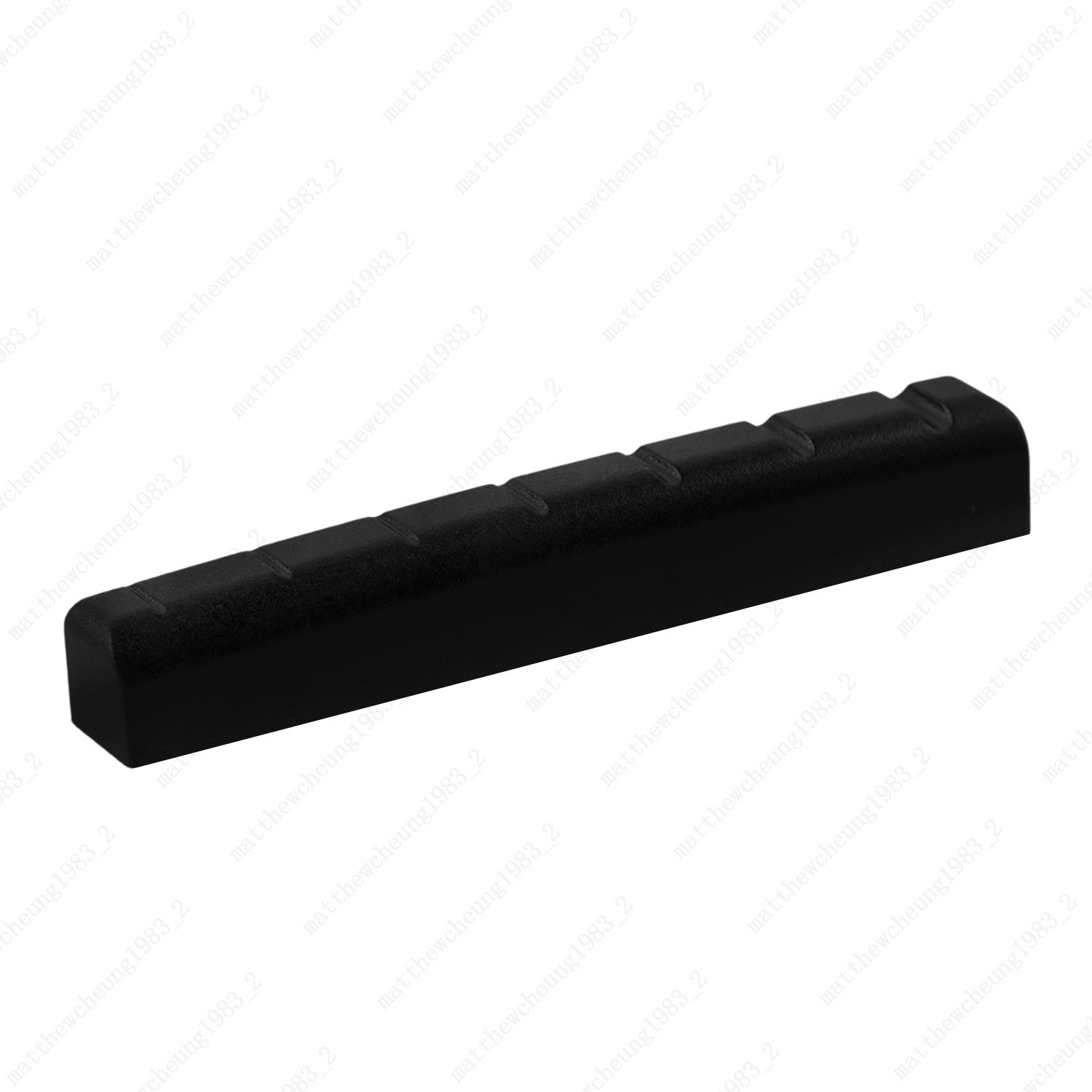 Electric Guitar 7 String Pre-slotted Plastic Fanned-fret Guitar Nut - Black