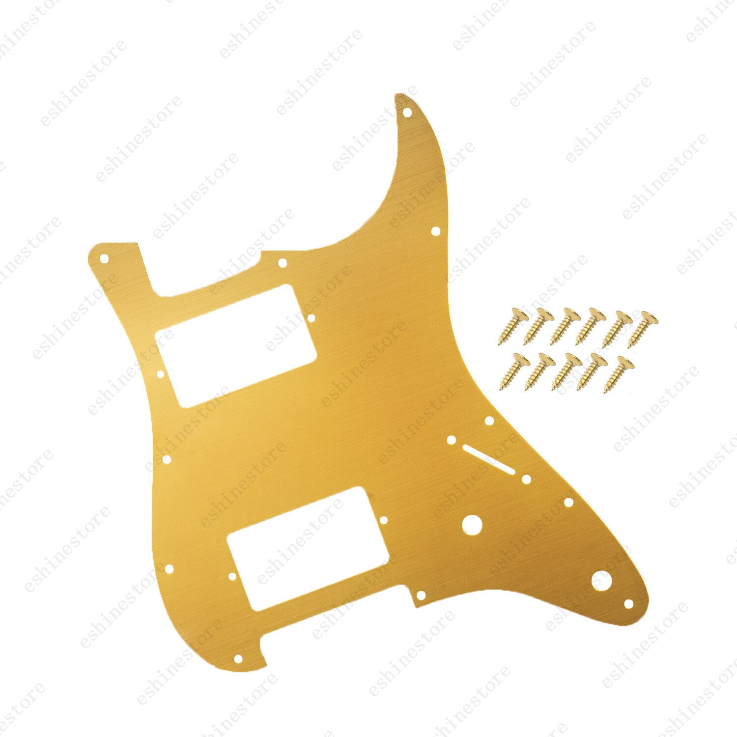 11 Hole HH Metal Guitar Pickguard Aluminum For ST Strat Electric guitar 5 color