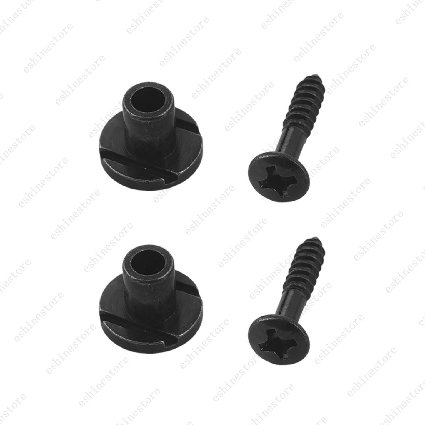2Pcs High Round Guitar String Guide Trees Retainer with Screws for Strat Tele