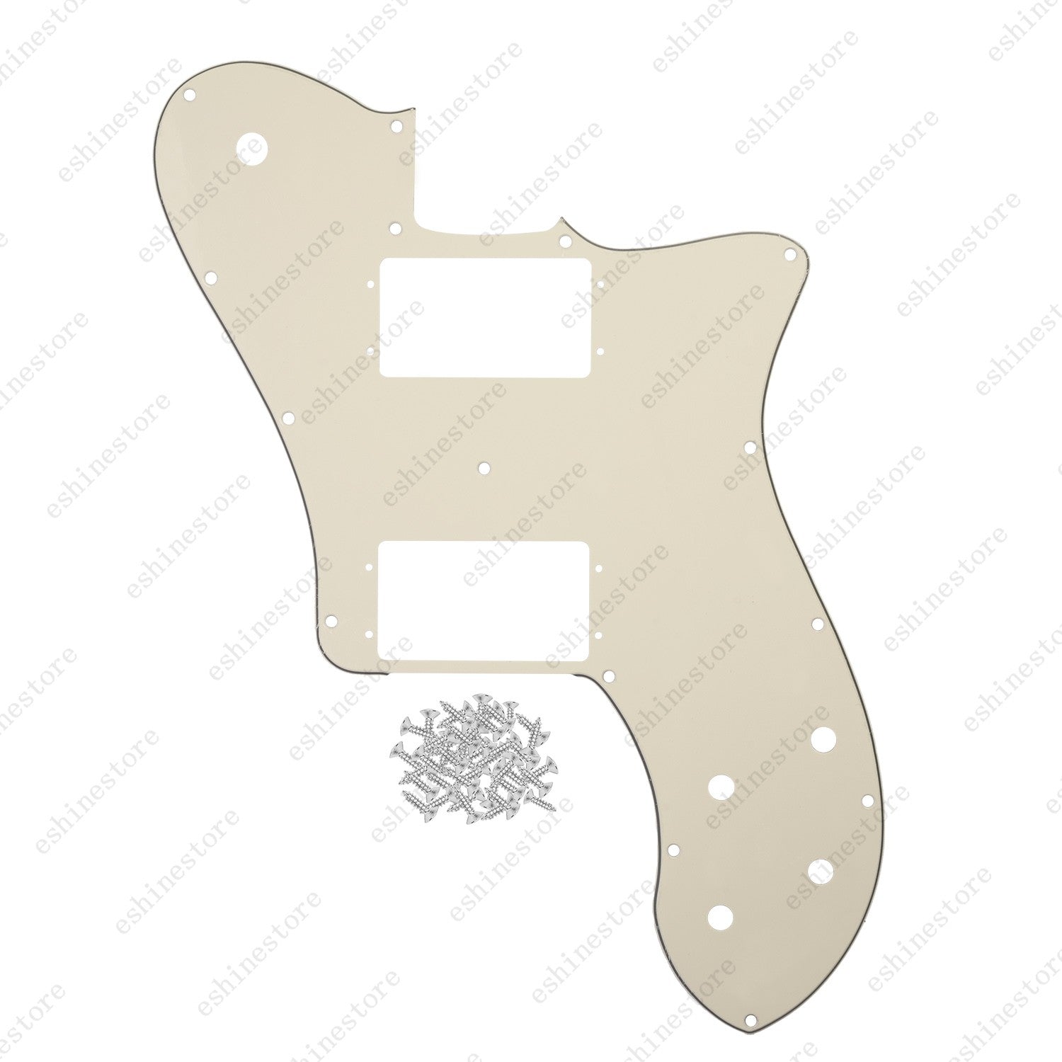 Guitar Pickguard Scratch Plate For Fender MIM Tele 72 Deluxe Wide Range 8 Colors