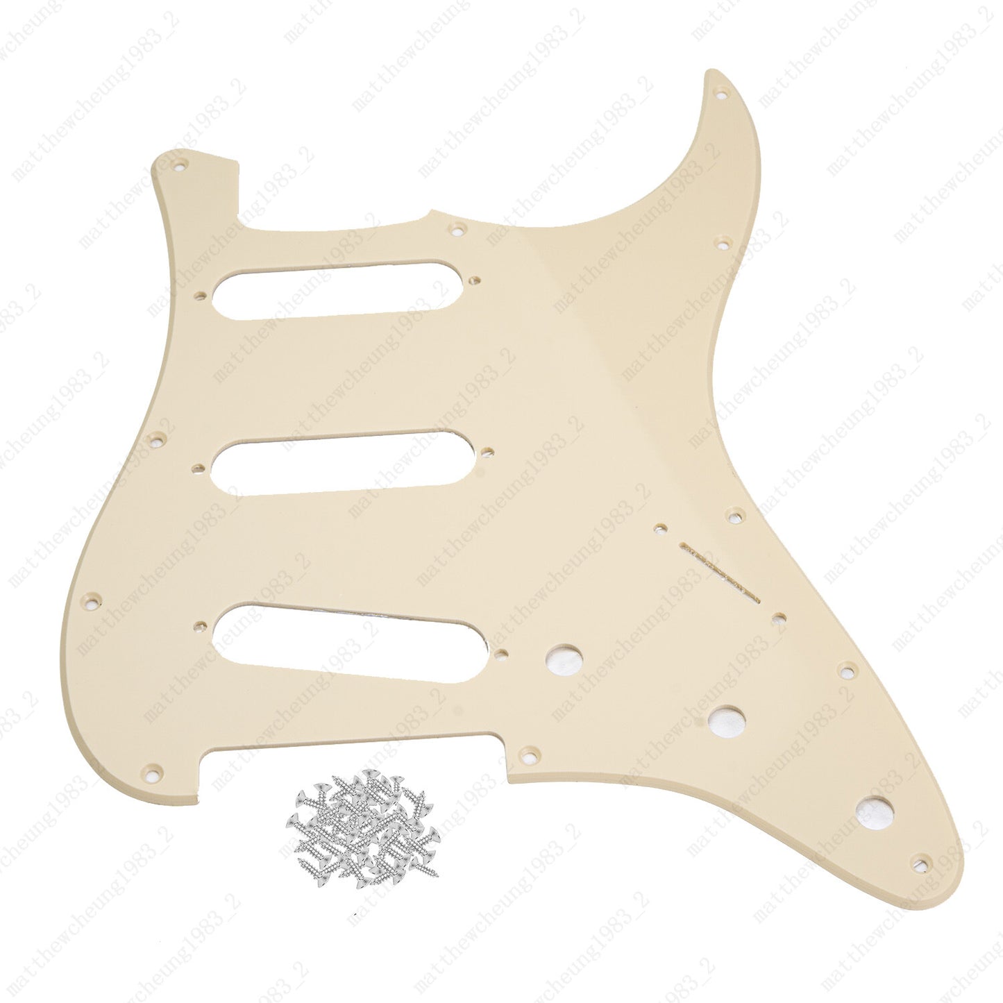 SSS Style11 Hole Pickguard Pickups with Screws for USA MIM Standard Fender Start