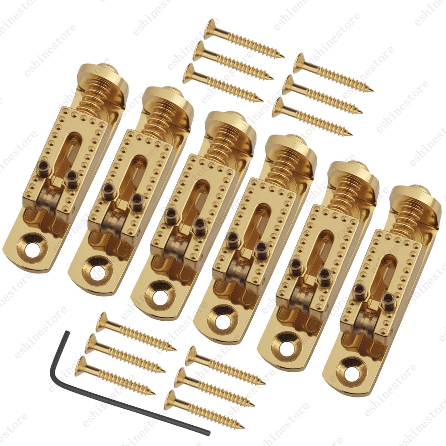 10.5mm Individual Single Roller Bridge Saddles for Guitar Cigar Box / Banjo